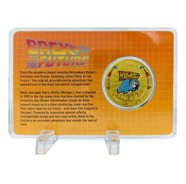 Back to the Future 40th Anniversary Limited Edition FaNaTtiK Presentation Coin, изображение 4