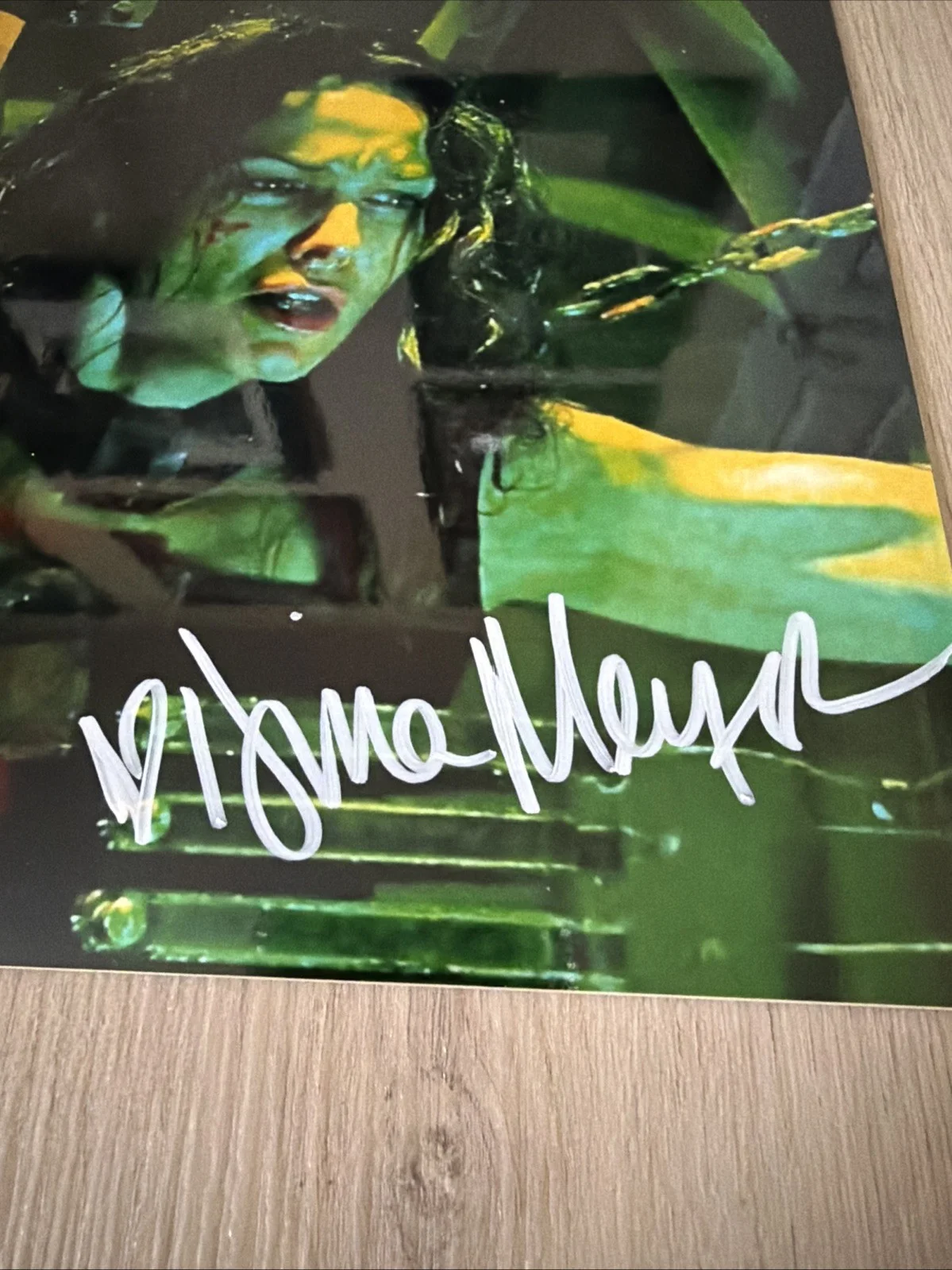 Dina Meyer signed SAW 8x10 Autograph Good Condition, image 2