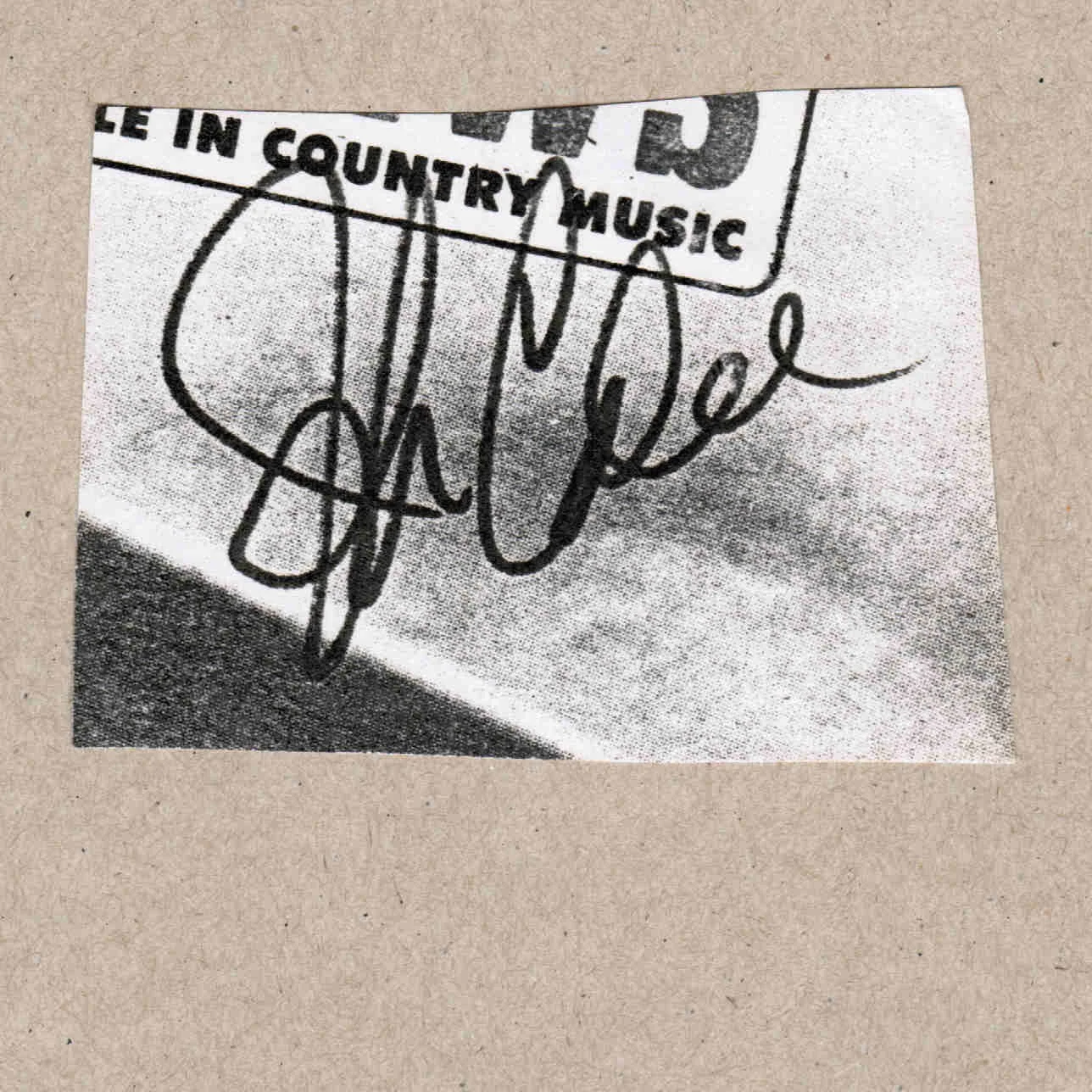 1980's John Conlee Signed Autograph w/Fan Taken 3.5 x 3.5 OOAK Photo, изображение 2