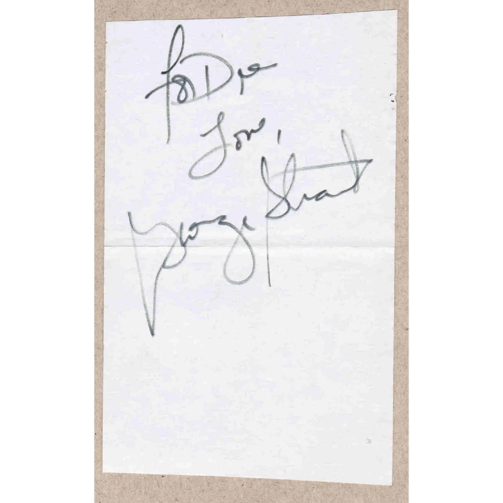 1984 George Strait Signed Autograph w/Fan Taken 3.5 x 3.5 OOAK Photo Ticket Stub, изображение 2