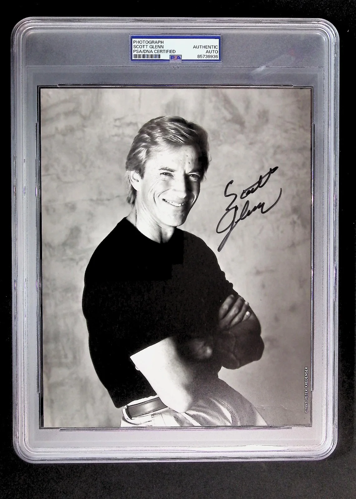 Scott Glenn — Scott Glenn - Autographed Photo - PSA Jumbo Holder - 85736936
