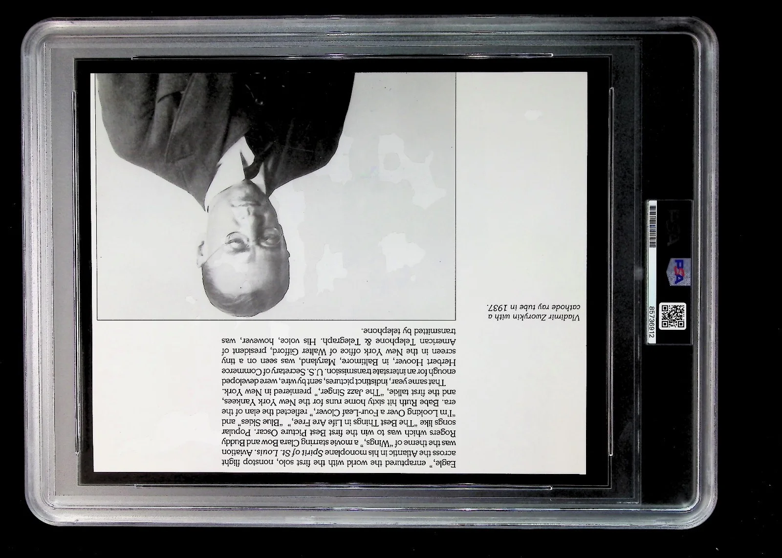 Hal Linden — Hal Linden & Ron Carey - Autographed Cut Photo - PSA Jumbo Holder - 85736912, изображение 2