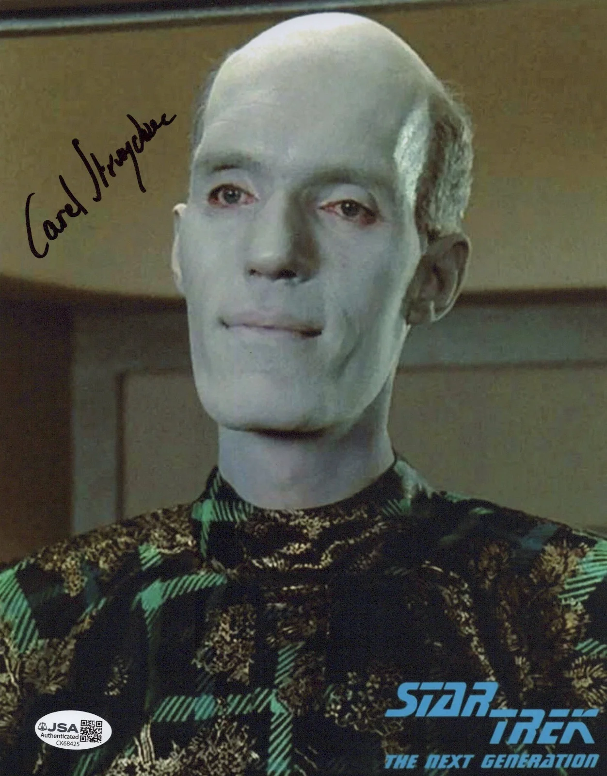 Carel Struycken — Star Trek - Mr. Homn 8x10 photo signed by Carel Struycken JSA COA