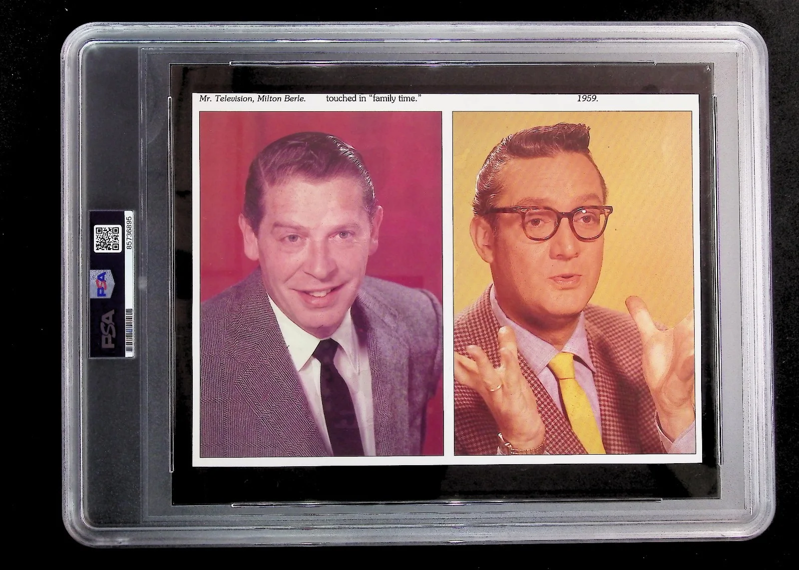 Rob Reiner — Jean Stapleton & Rob Reiner - Autographed Cut Photo- PSA Jumbo Holder - 85736895, изображение 2