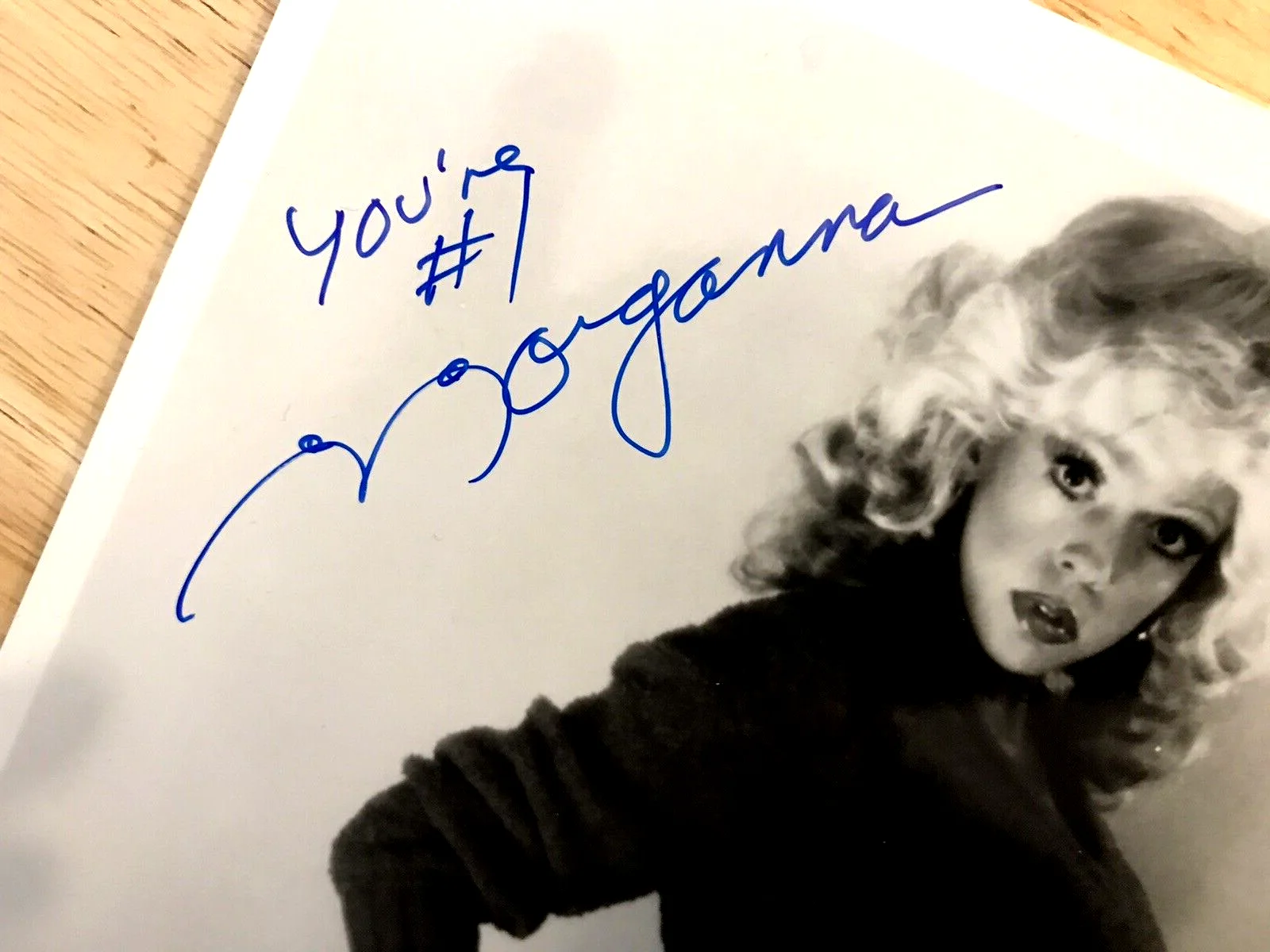 MORGANNA — MORGANNA SIGNED PHOTO 'THE KISSING BANDIT' ACTRESS MAJOR LEAGUE BASEBALL FIELDS, изображение 2