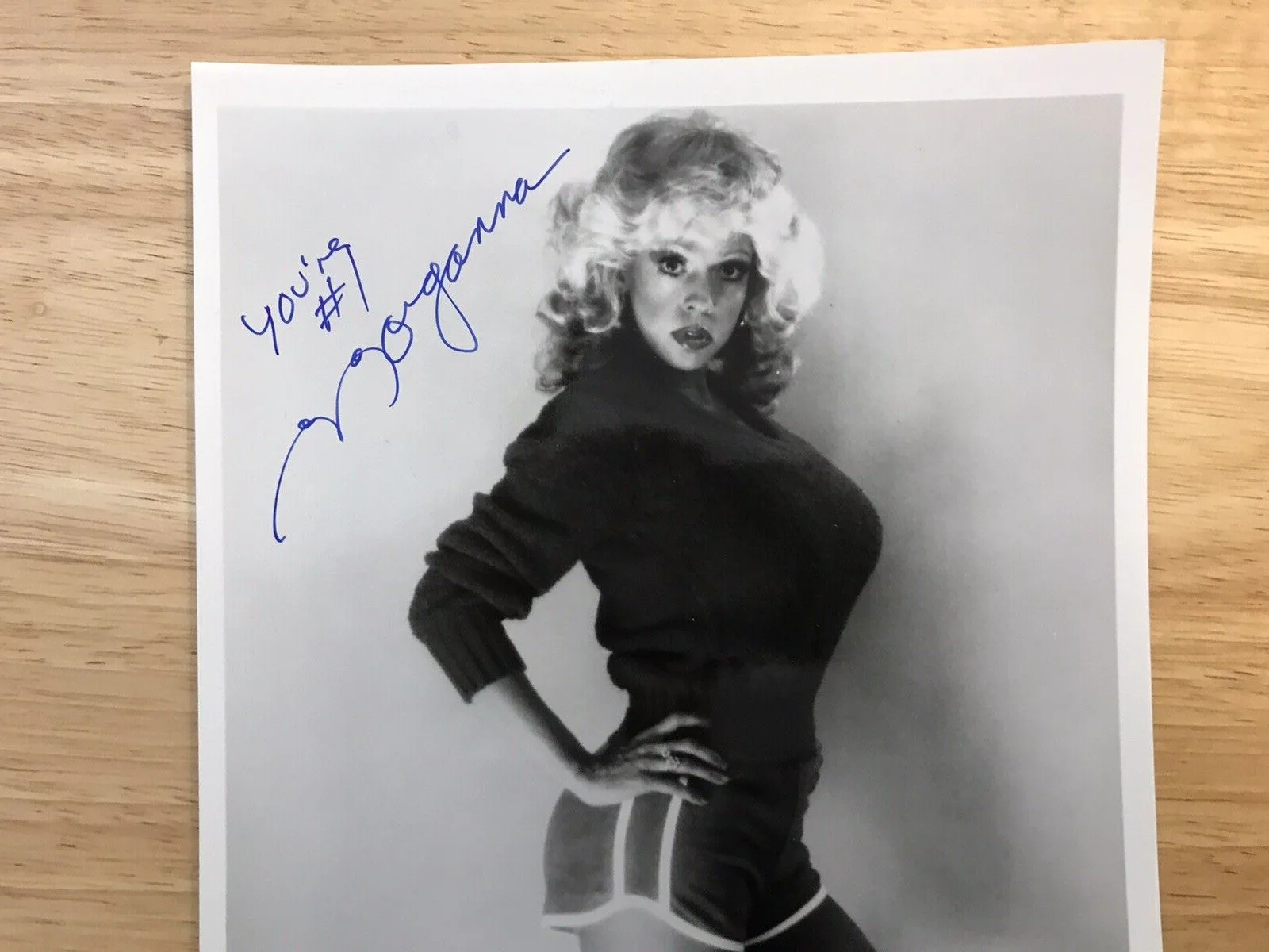 MORGANNA — MORGANNA SIGNED PHOTO 'THE KISSING BANDIT' ACTRESS MAJOR LEAGUE BASEBALL FIELDS, изображение 3
