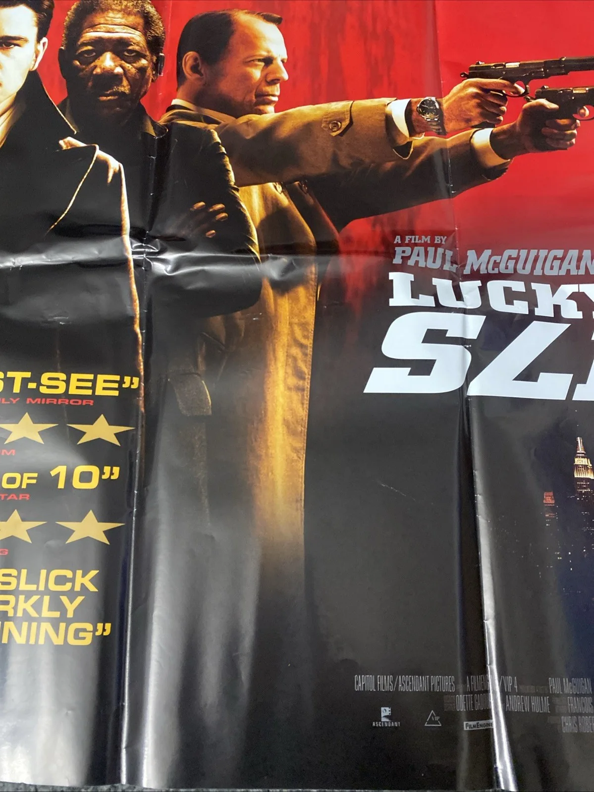 LUCKY NUMBER SLEVIN UK QUAD (30"x 40") POSTER JOSH HARNETT B. WILLIS 2006, image 4