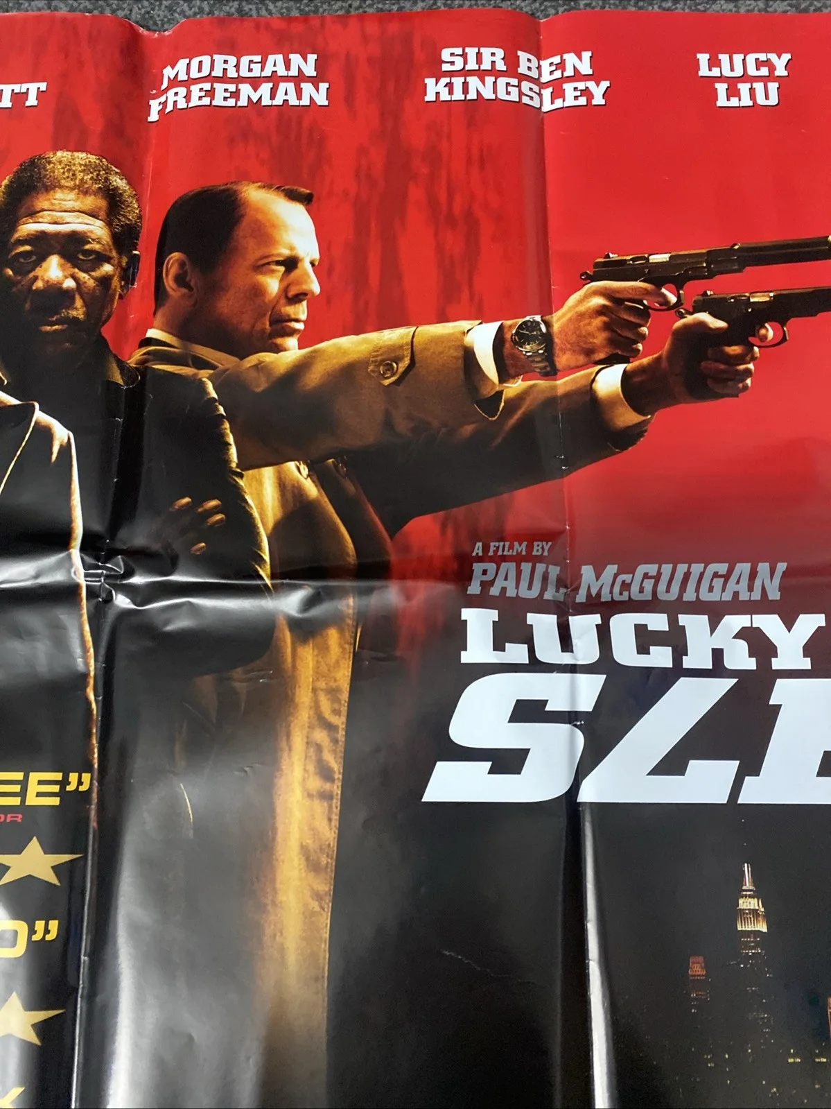 LUCKY NUMBER SLEVIN UK QUAD (30"x 40") POSTER JOSH HARNETT B. WILLIS 2006, image 5