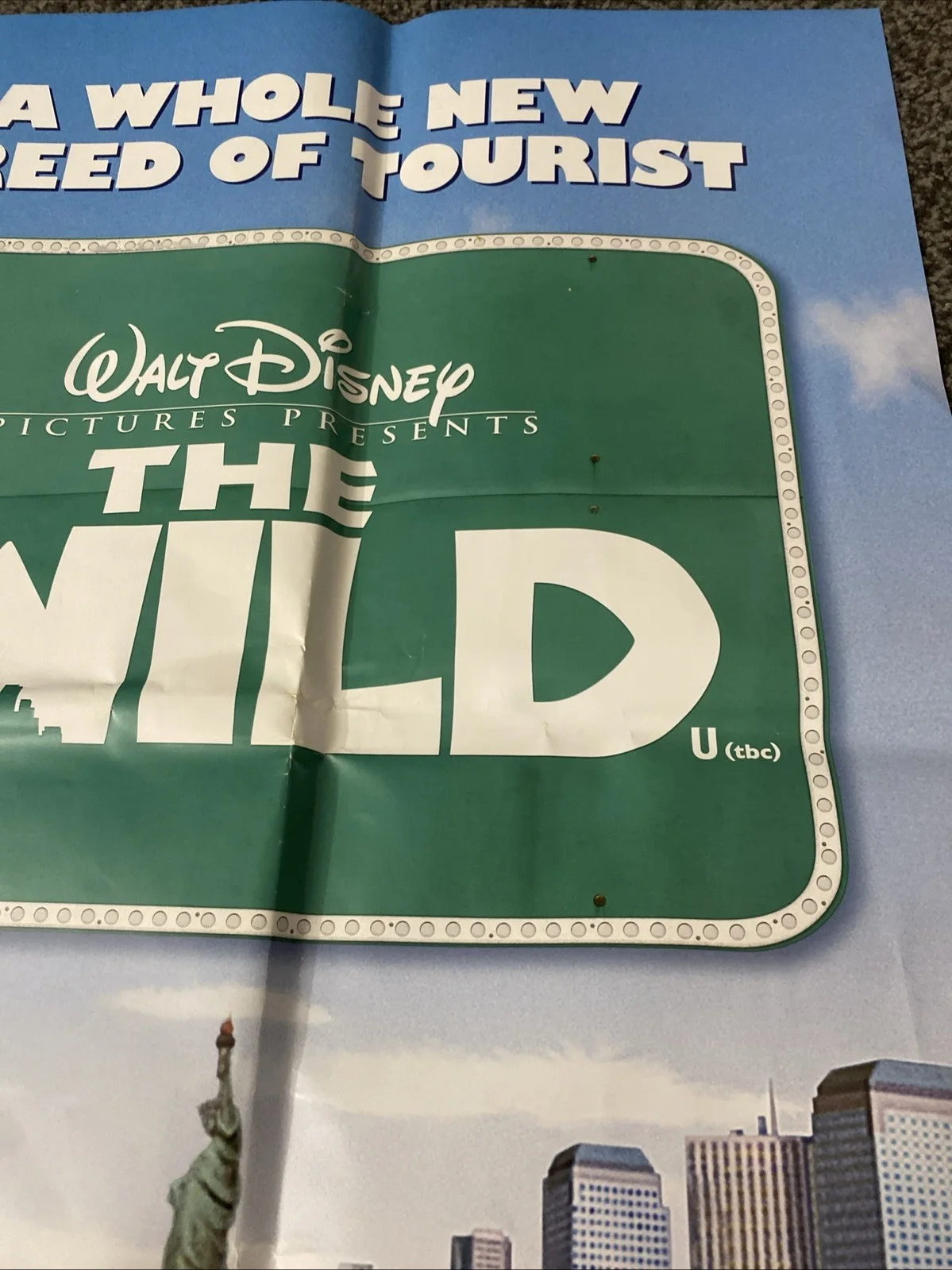 The Wild Original UK Quad Movie Cinema Poster 2006, изображение 4
