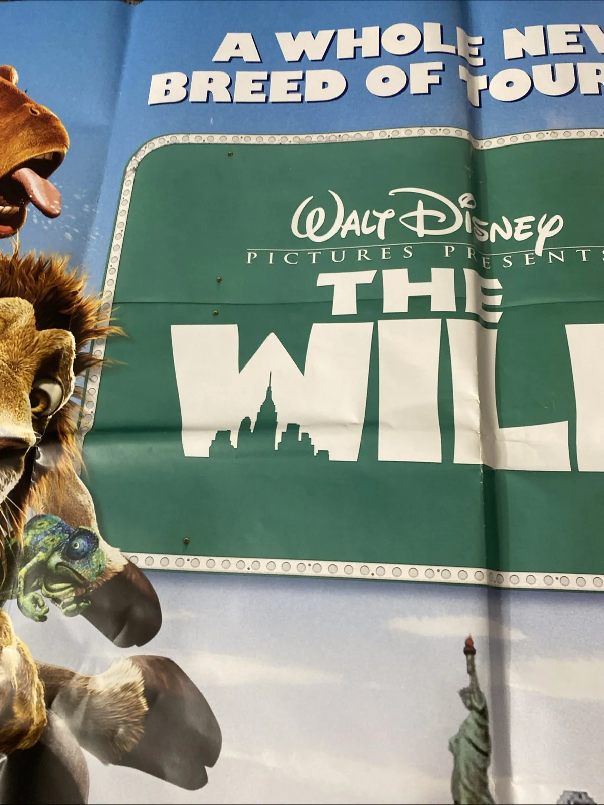 The Wild Original UK Quad Movie Cinema Poster 2006, изображение 5