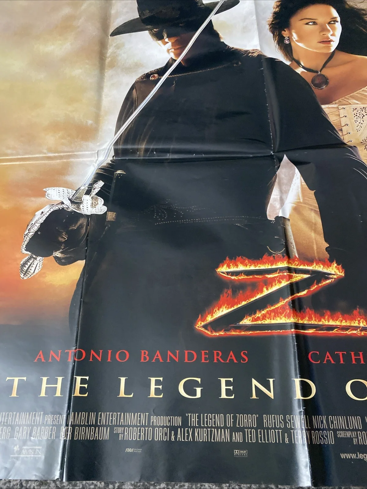 The Legend Of Zorro Cinema Movie Poster 30x40, изображение 3
