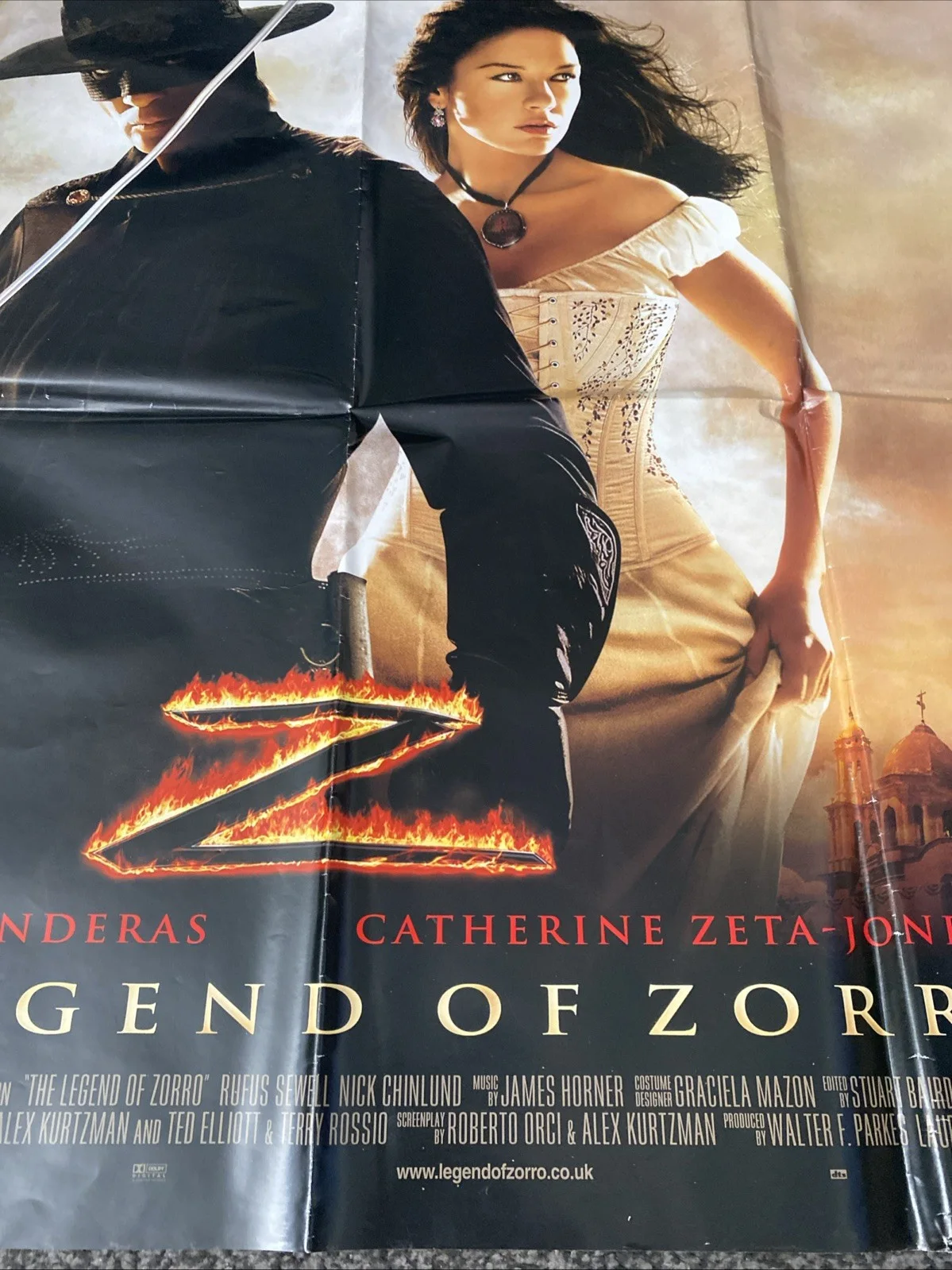 The Legend Of Zorro Cinema Movie Poster 30x40, изображение 4
