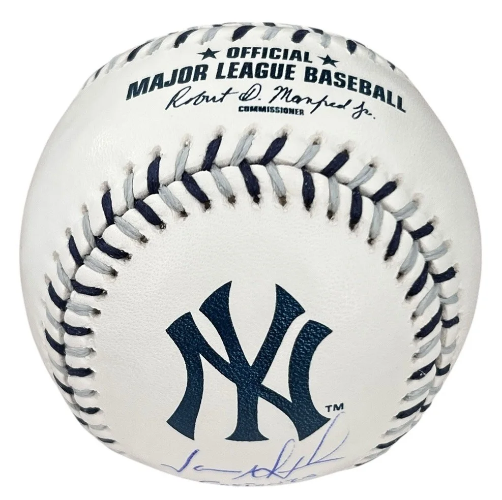 Jason Alexander — Jason Alexander Signed Official Yankees Baseball w/ "Costanza" BAS Witnessed, image 2