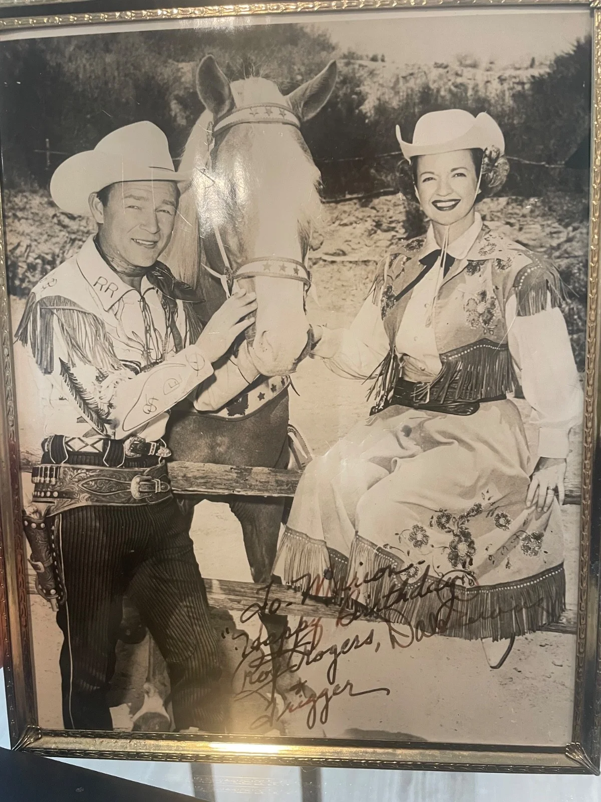 Roy Rogers, Dale Evans — signed original photo of Roy Rogers, Dale Evans, image 2