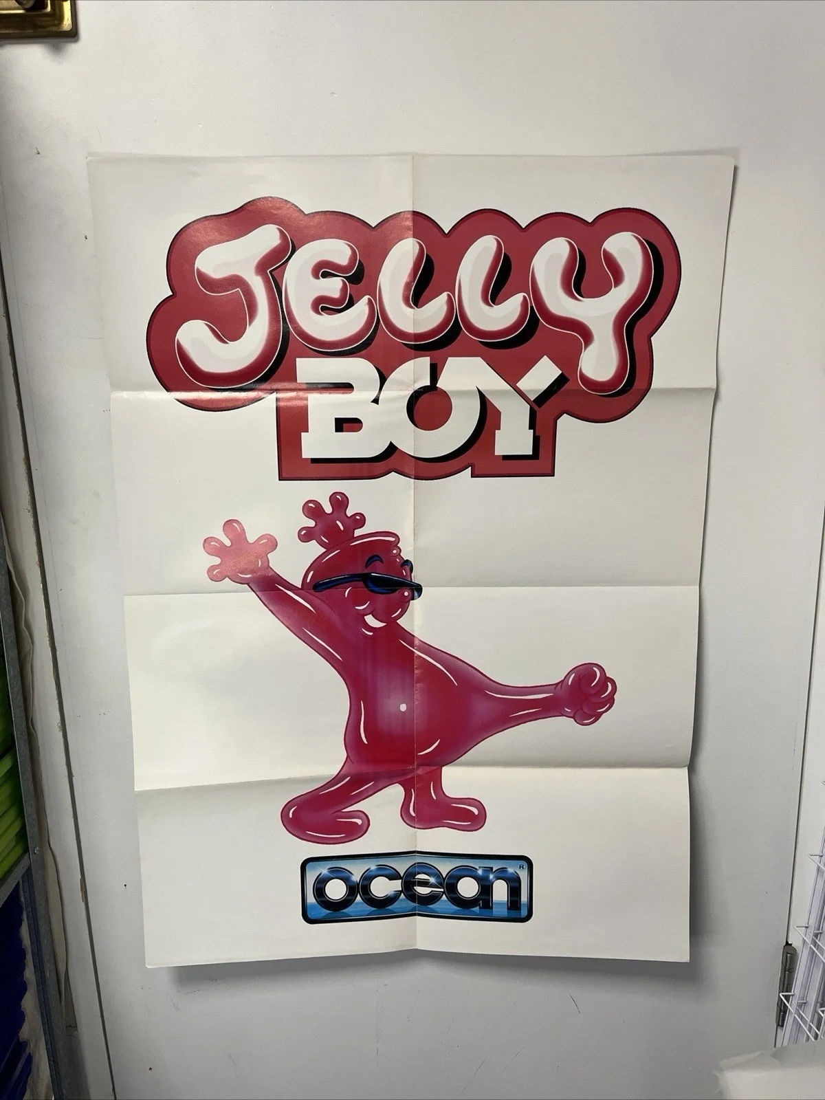 The Shadow / Jelly Boy 1994 Original UK Game Poster Ocean, image 2