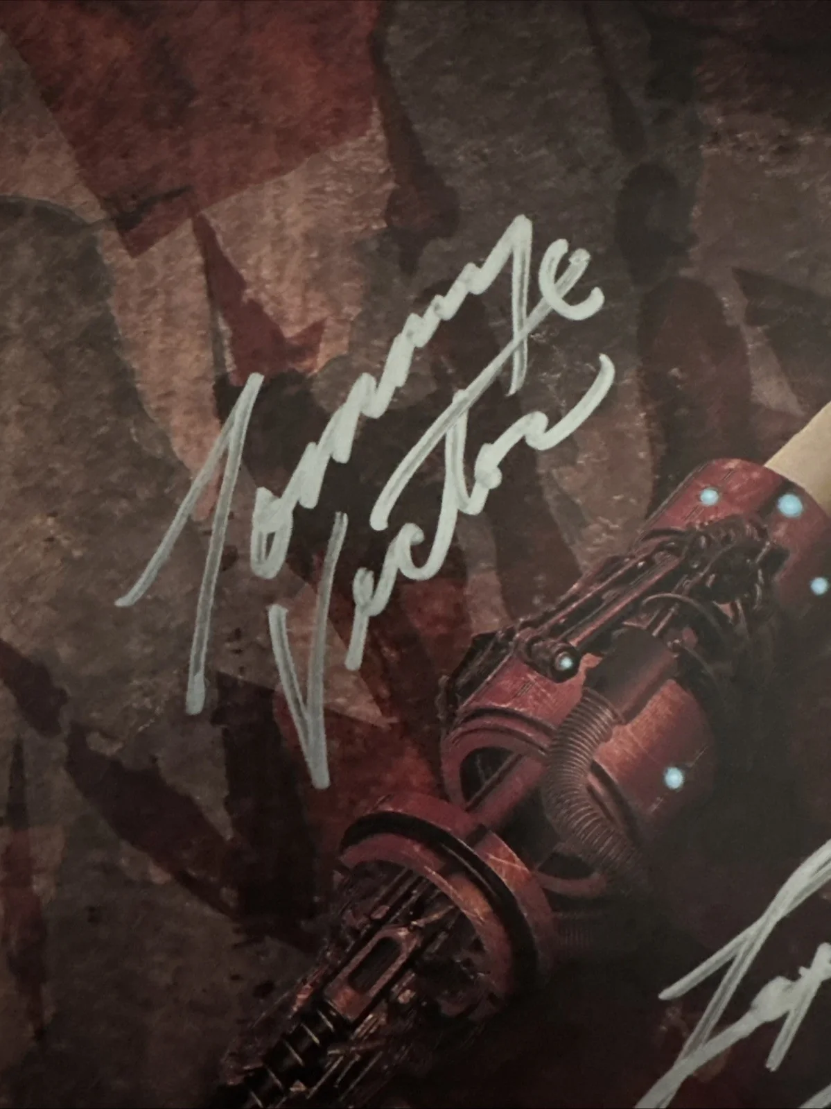 Prong (Carved Into Stone) Autographed Promo Poster 11x 17, изображение 2