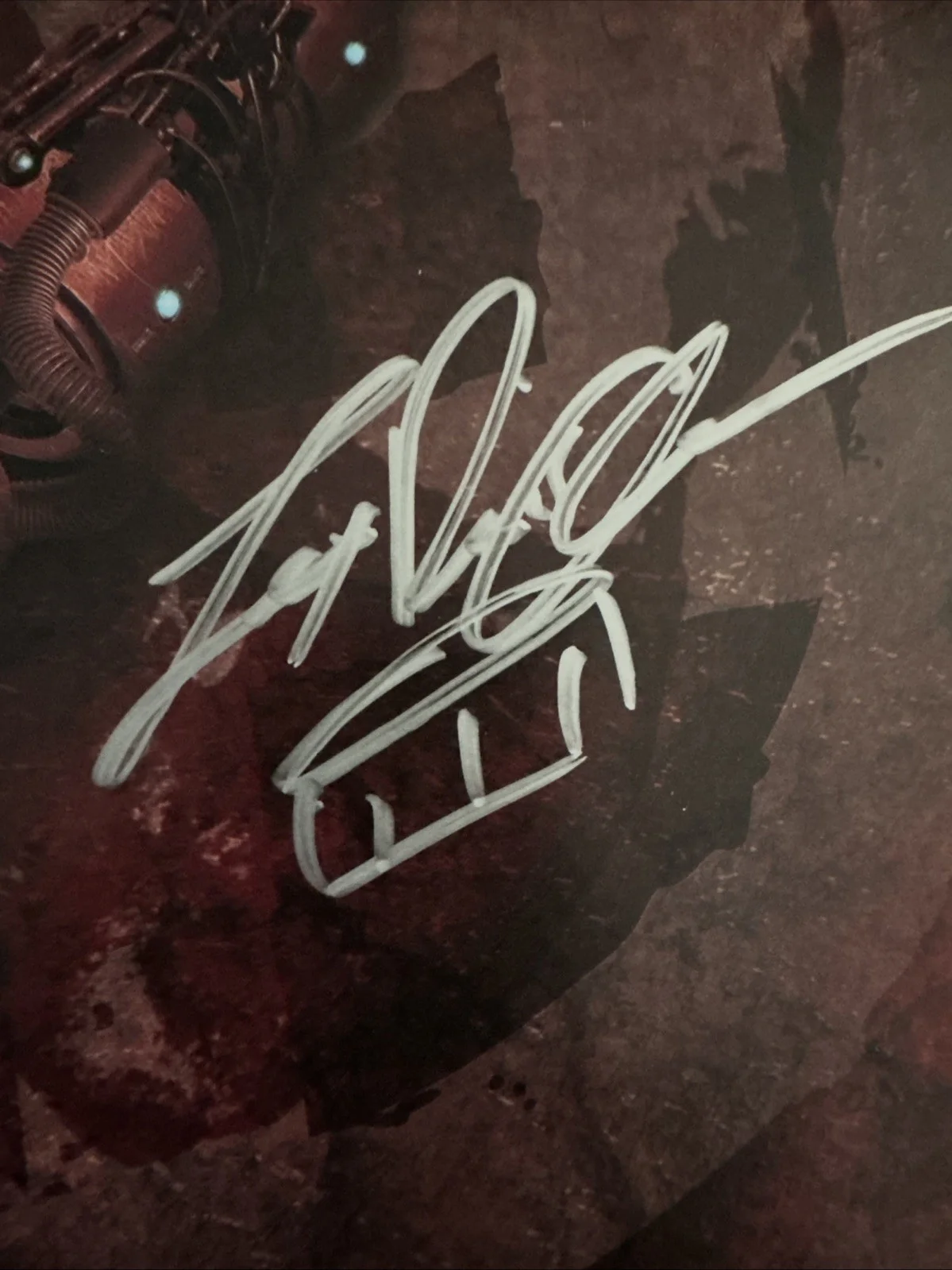 Prong (Carved Into Stone) Autographed Promo Poster 11x 17, изображение 3