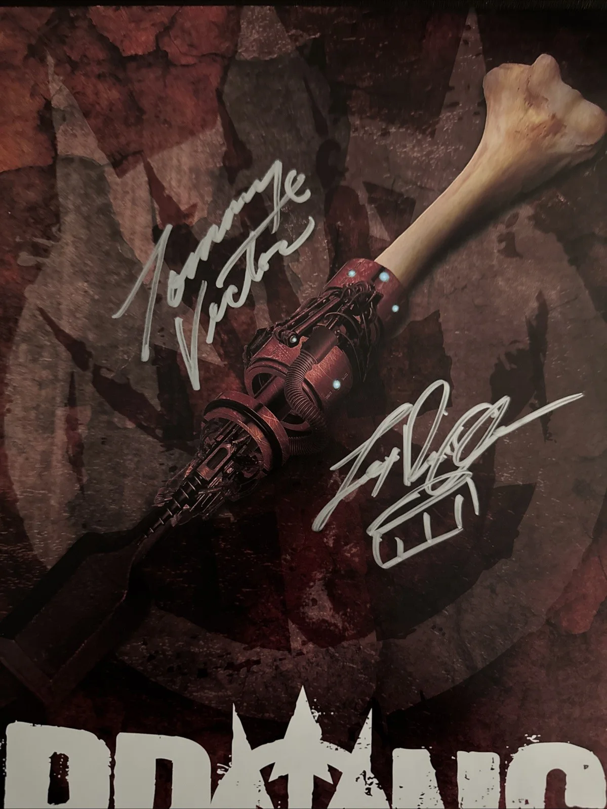 Prong (Carved Into Stone) Autographed Promo Poster 11x 17, изображение 4