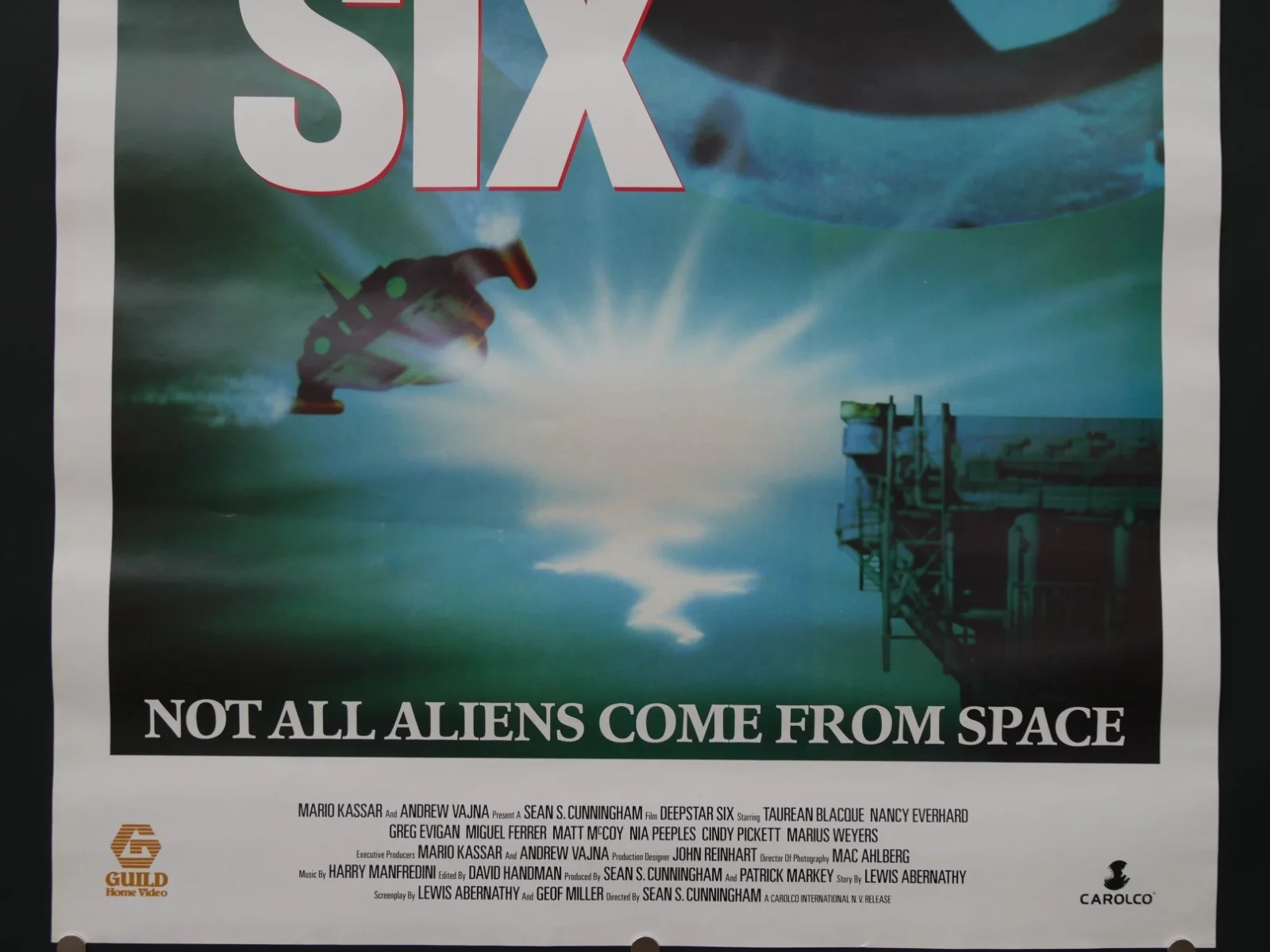DEEP STAR SIX - (ROLLED) Video Shop Film Poster - RARE, image 3
