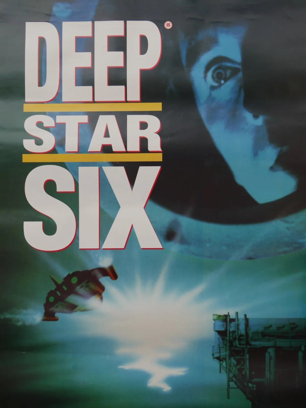 DEEP STAR SIX - (ROLLED) Video Shop Film Poster - RARE, image 4