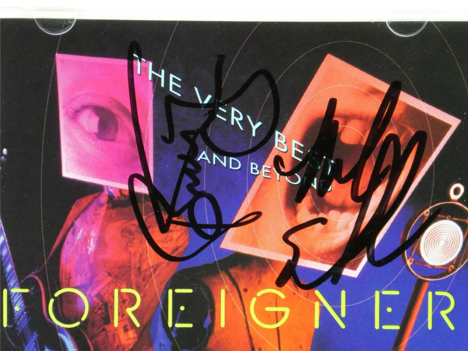 Bruce Turgon Mark Schulman Signed Foreigner The Very Best And Beyond Booklet, изображение 2
