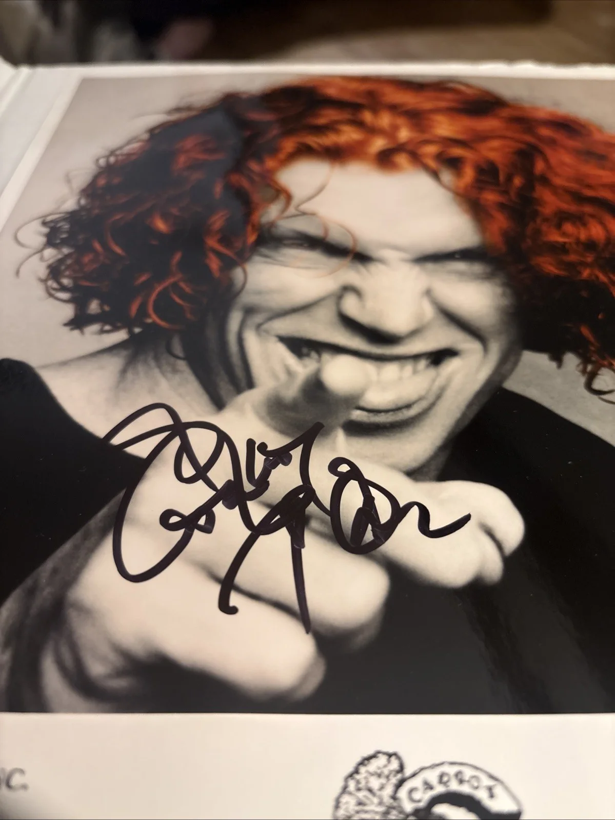 Carrot Top — CARROT TOP Signed Autographed 8x10 Photo, image 2