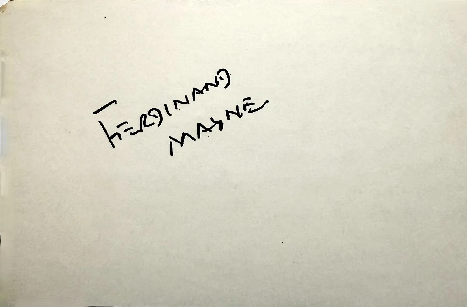 Ferdinand Mayne — FERDINAND MAYNE Signed Autographed 4x6 INDEX CARD The Fearless Vampire Killers, изображение 3