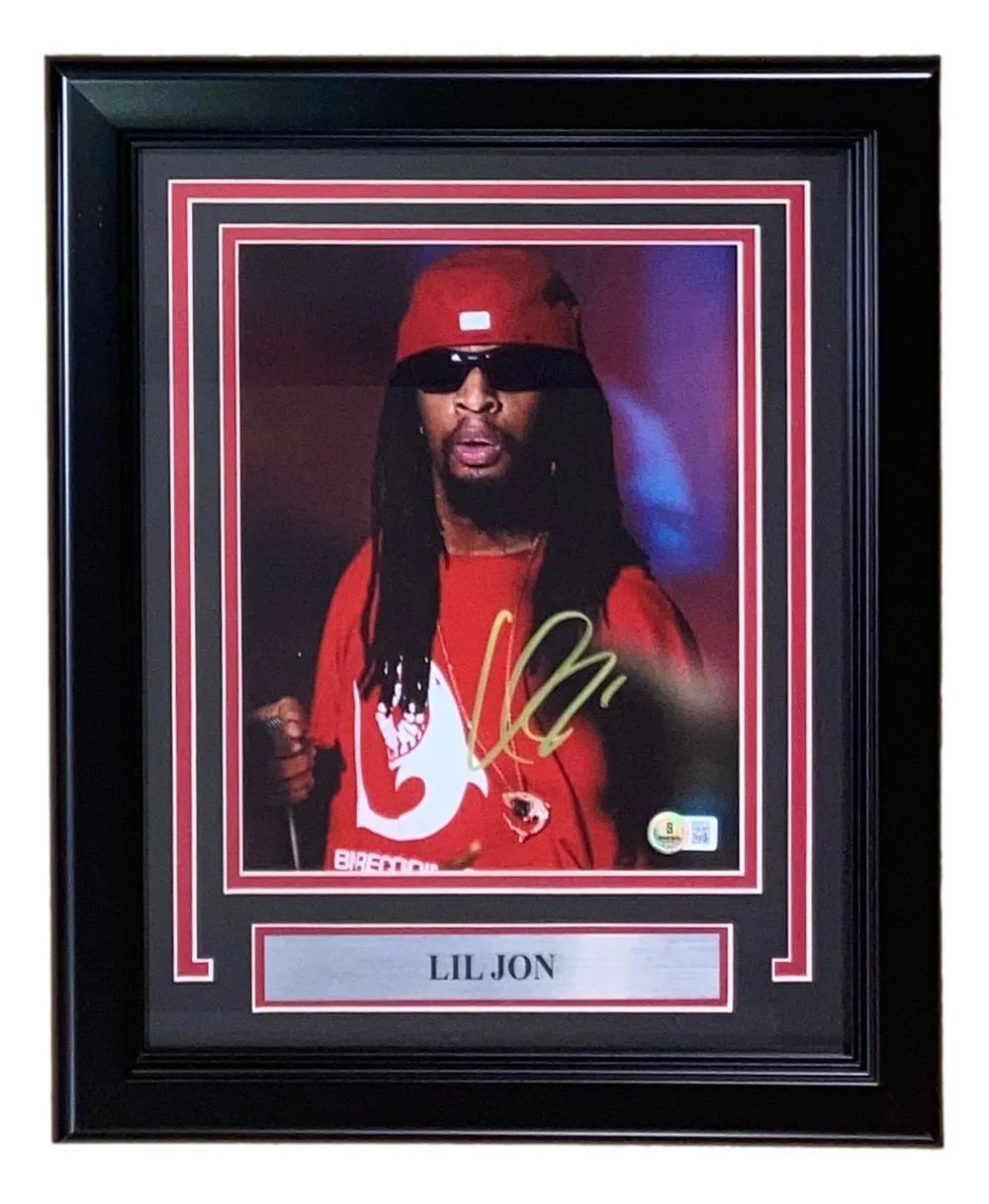 Lil Jon — Lil Jon Signed Framed 8x10 Photo BAS