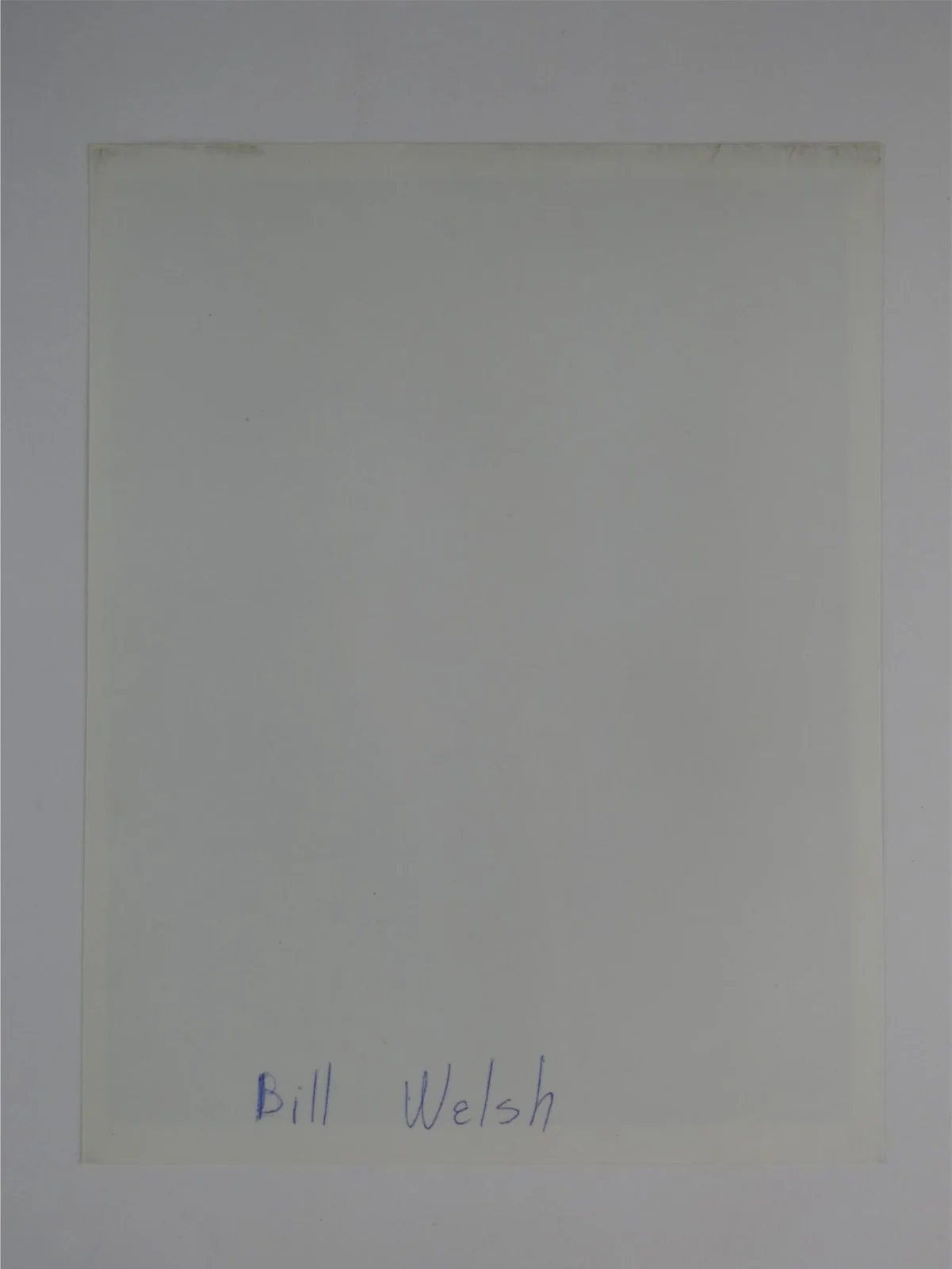 Bill Welsh — Bill Welsh Signed B&W 8x10 Photo Autographed Broadcaster, изображение 3