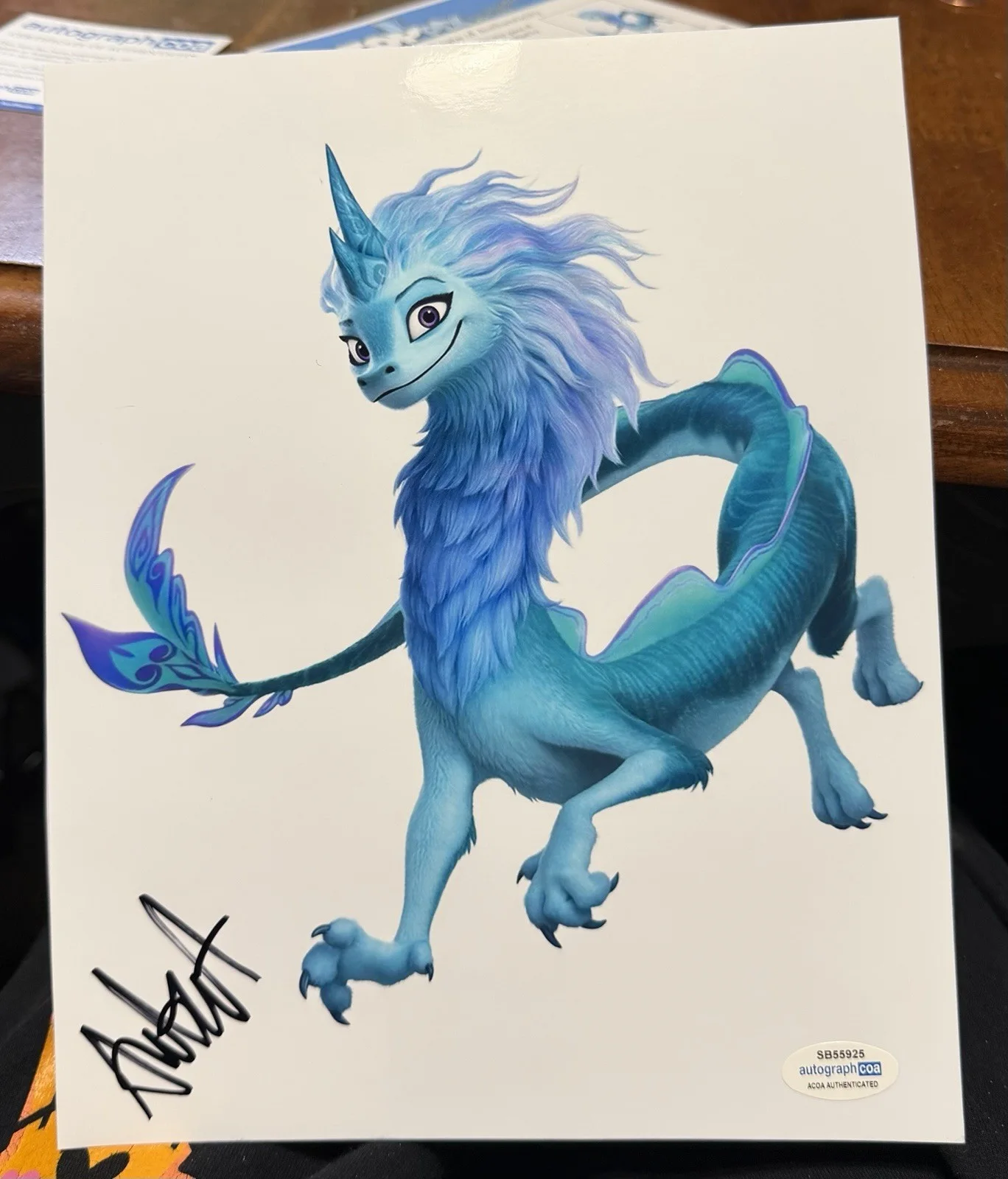 Awkwafina — Awkwafina Signed Autographed 8x10 Photo Disney Raya The Last Dragon ACOA