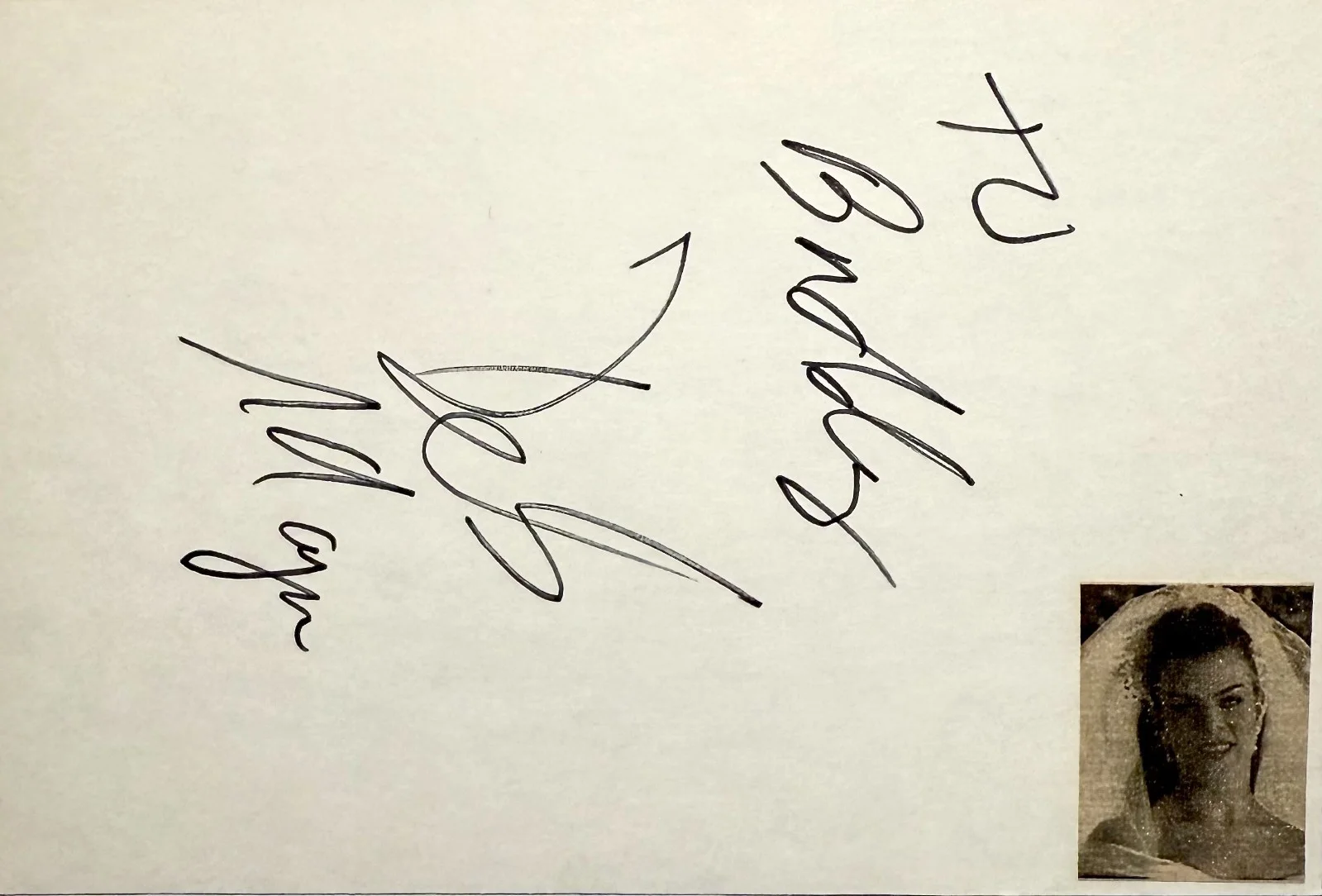 Debi Mazar — DEBI MAZAR Signed Autographed 4x6 INDEX CARD Beethoven's 2nd BATMAN FOREVER, image 4