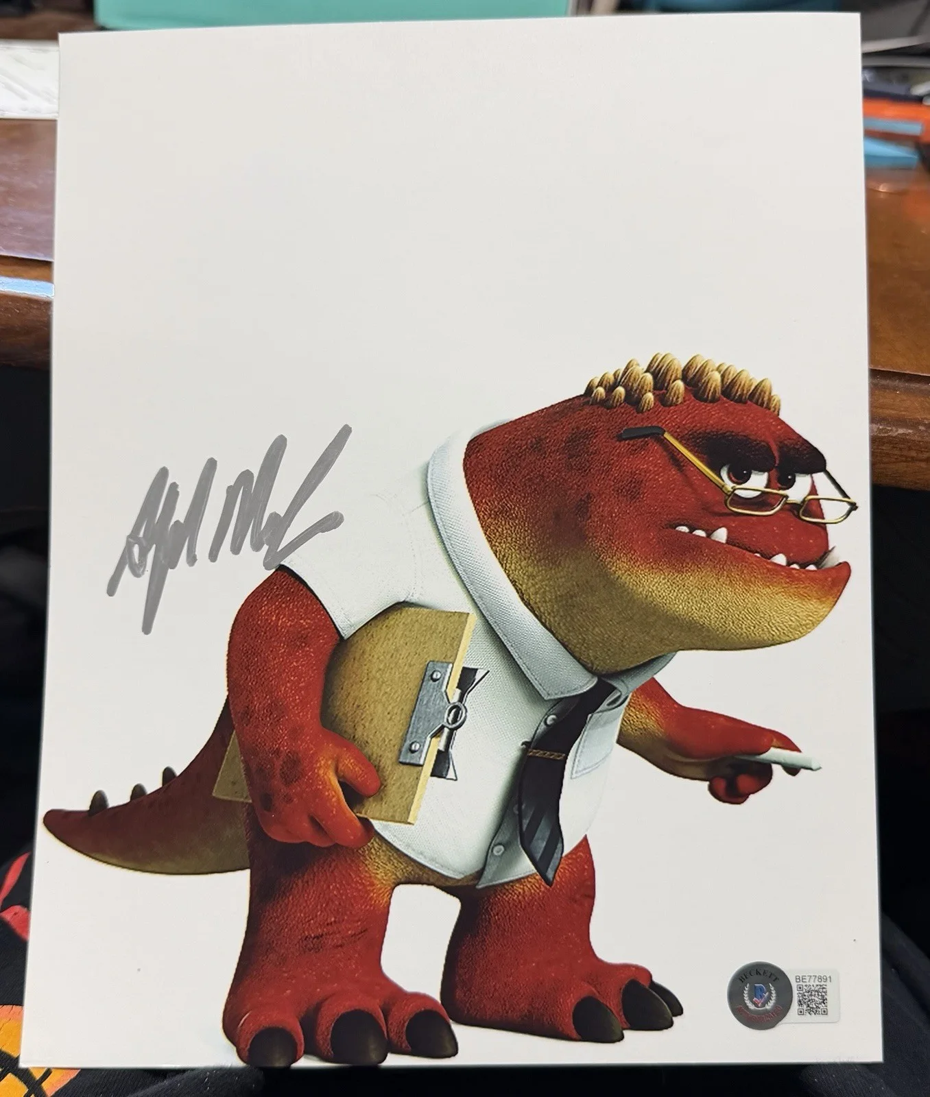 ALFRED MOLINA — Alfred Molina Monsters Disney autographed photo signed 8x10 Beckett COA, image 3