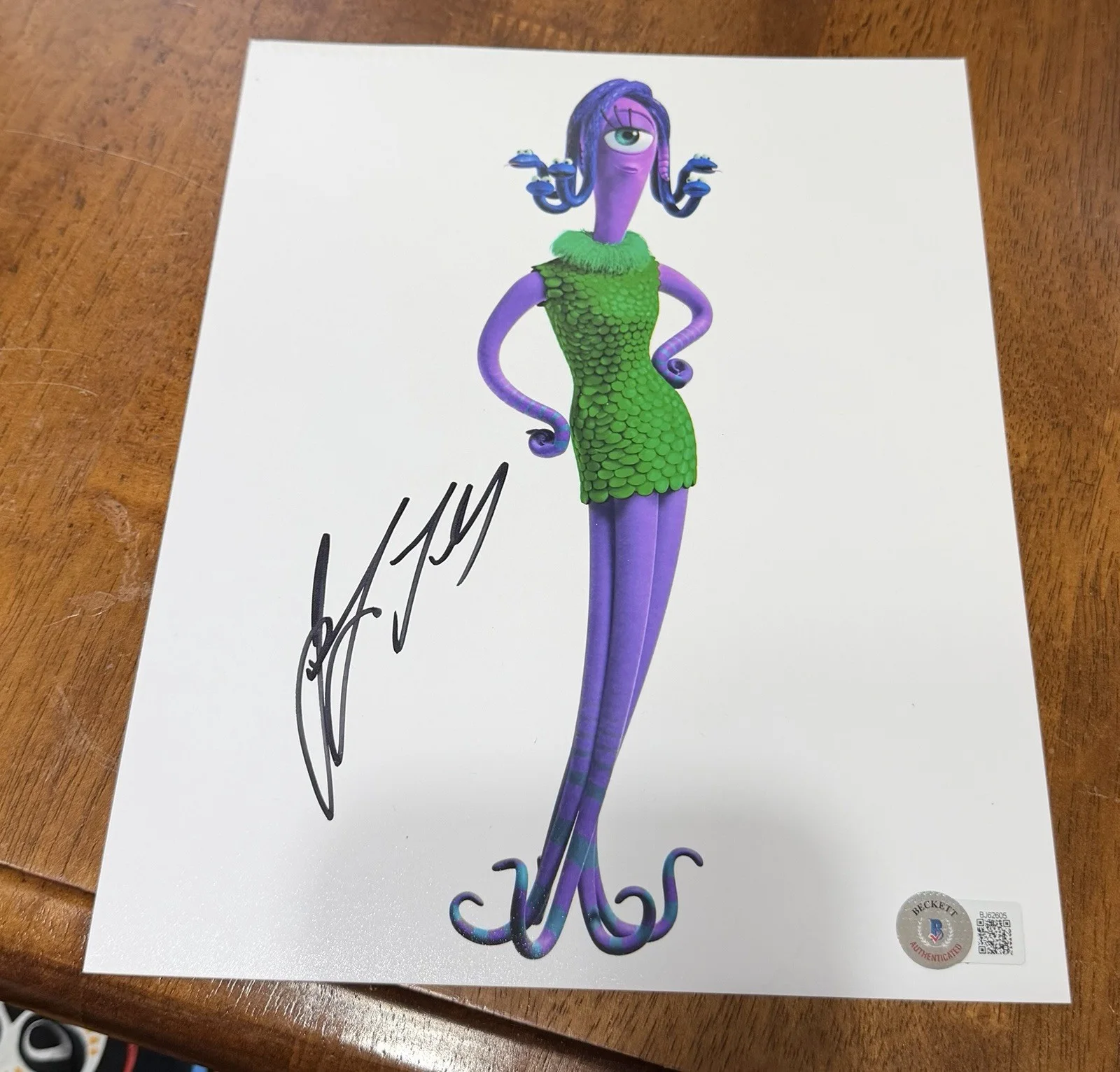Jennifer Tilley — JENNIFER TILLY Signed Disney MONSTERS INC 8x10 Photo Autograph Beckett COA, image 5