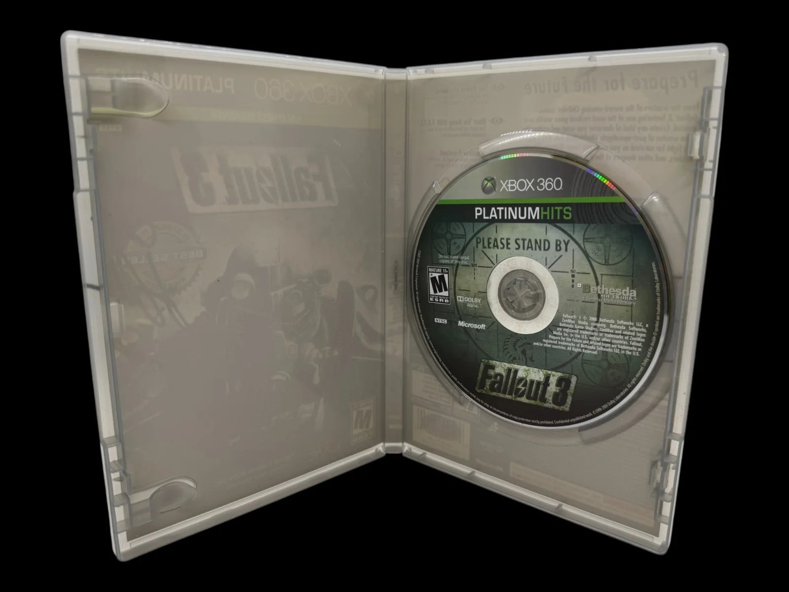 Ron Perlman, Malcolm McDowell, Paul Eiding — Ron Perlman Malcolm McDowell +1 Signed Fallout 3 Autograph Xbox 360 Game JSA COA, image 4