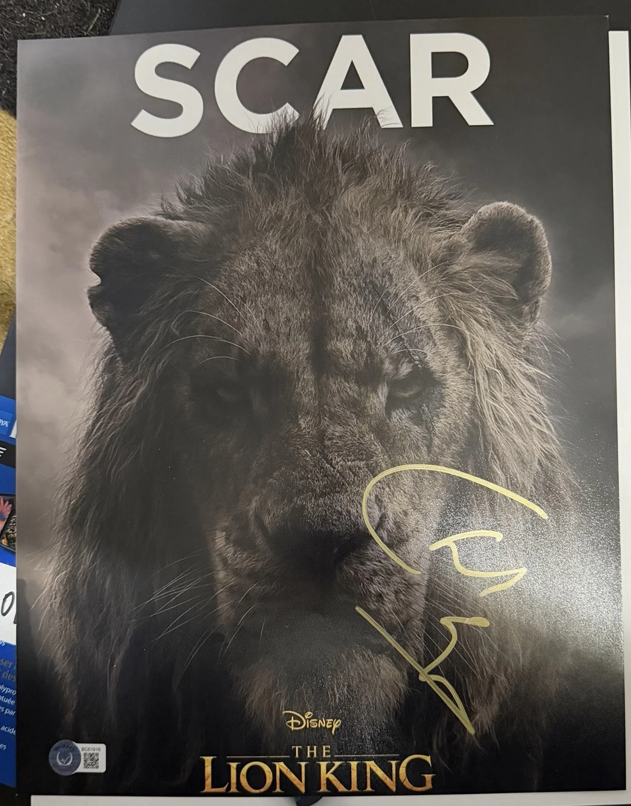 Chiwetel Ejiofor — Chiwetel Ejiofor "Lion King" Disney Autographed Signed 11x14 Photo Beckett COA