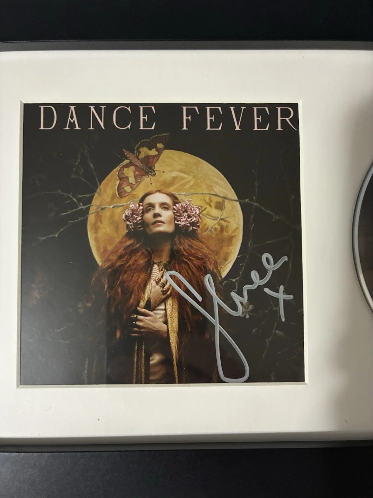 FLORENCE AND THE MACHINE SIGNED & FRAMED DANCE FEVER CD DISPLAY AUTO WELCH Heart, image 4