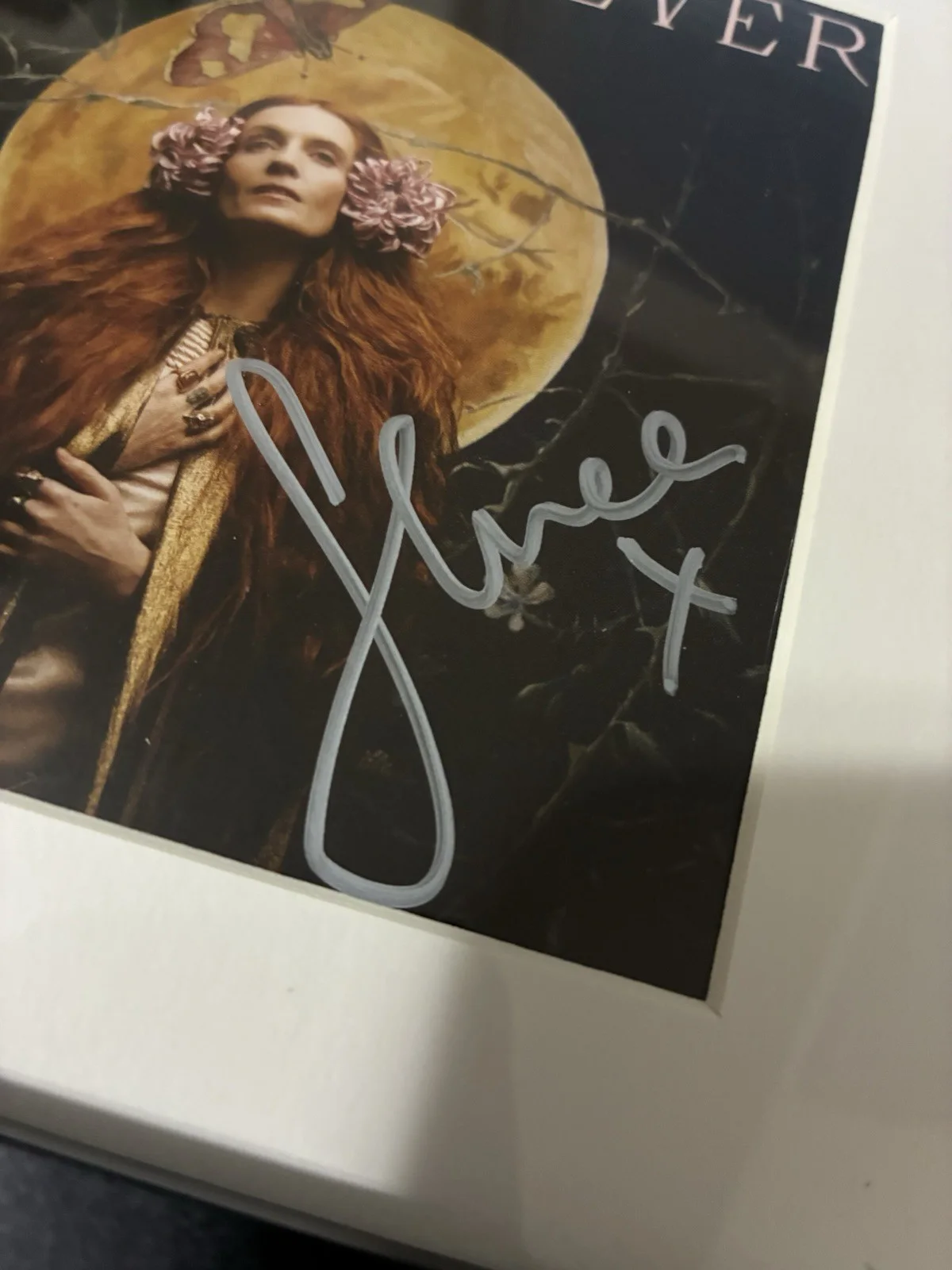 FLORENCE AND THE MACHINE SIGNED & FRAMED DANCE FEVER CD DISPLAY AUTO WELCH Heart, image 5