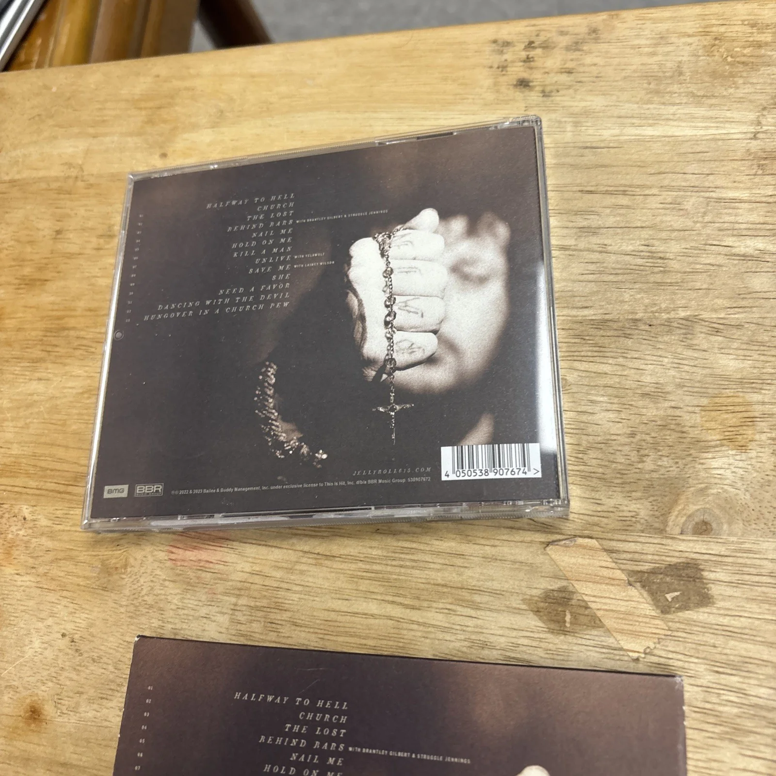 Jelly Roll SIGNED "Whitsitt Chapel" Cd Art Card Autographed, image 4