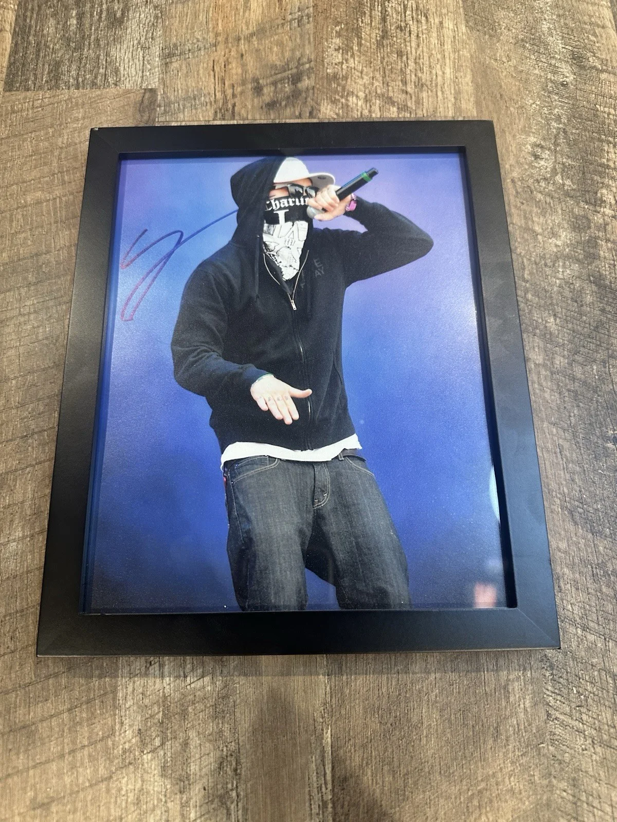 Charlie Scene — FRAMED Charlie Scene Hollywood Undead Authentic Signed 8x10 Photo W/ Receipt