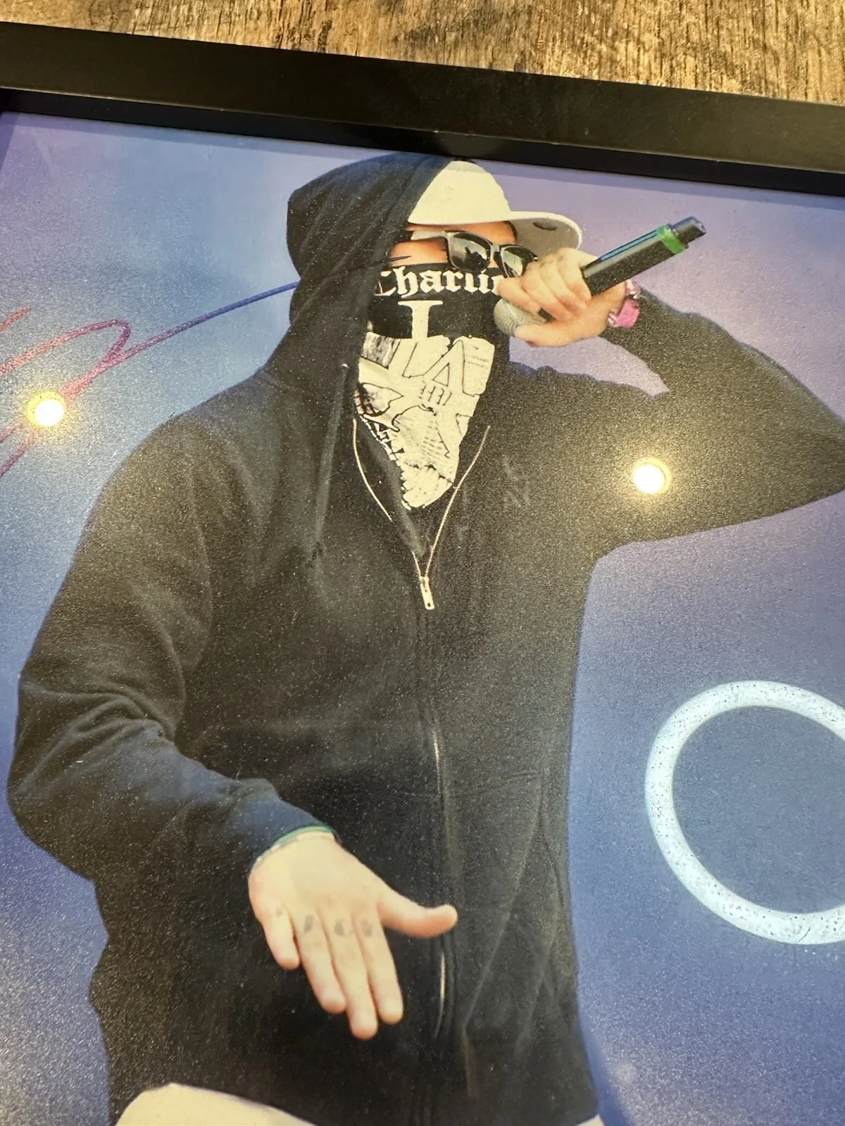 Charlie Scene — FRAMED Charlie Scene Hollywood Undead Authentic Signed 8x10 Photo W/ Receipt, изображение 2