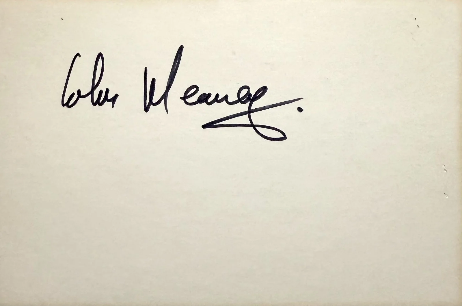 Colm Meaney — COLM MEANEY Signed Autograph 4x6 INDEX CARD No Way Up STAR TREK: DEEP SPACE NINE, изображение 3