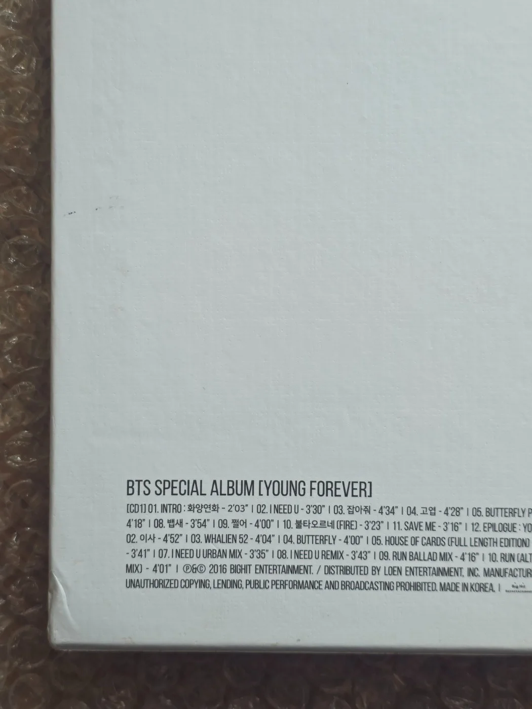 BTS BANGTAN BOYS Young Forever Album Autographed Hand Signed, image 4