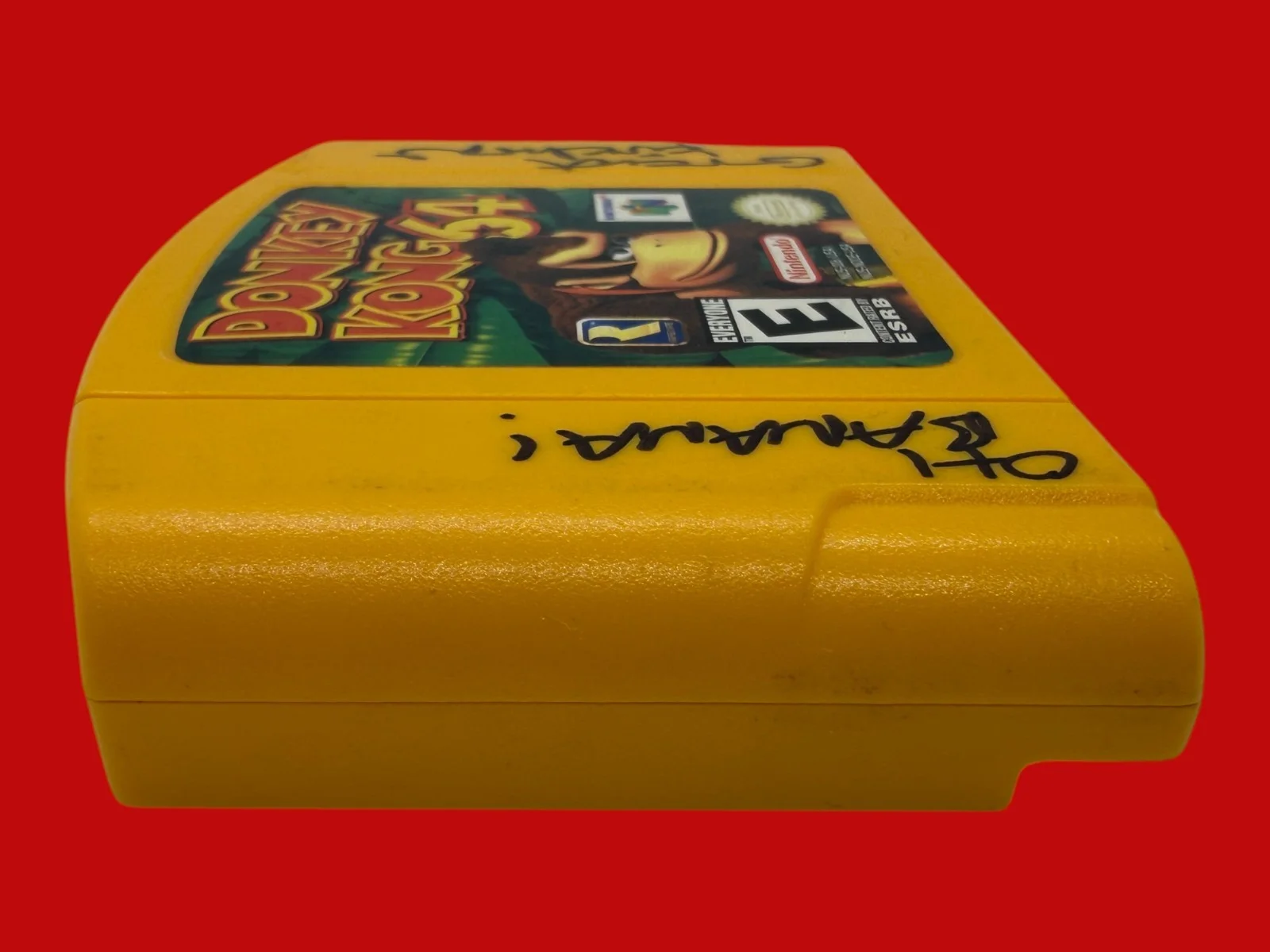 Grant Kirkhope — Grant Kirkhope Signed N64 Cartridge Donkey Kong 64 Game Autograph JSA COA, image 5