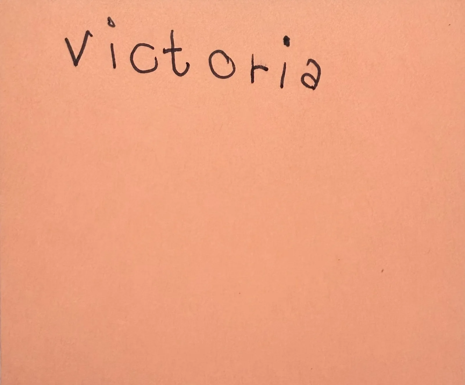 Victoria Meyerink — VICTORIA MEYERINK Autograph Signed 4"x 6" INDEX CARD GREEN ACRES MY THREE SONS, image 2