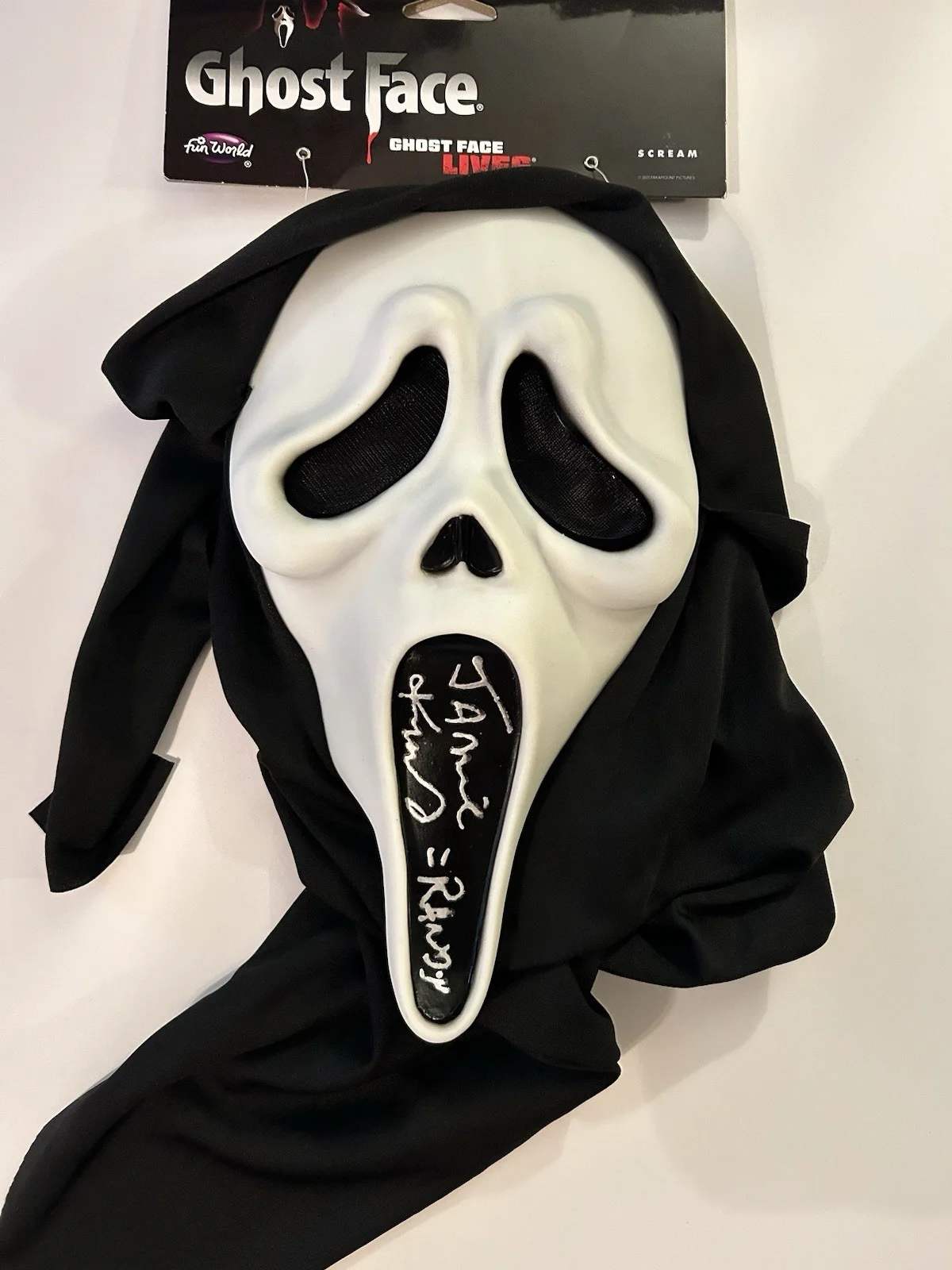 Jamie Kennedy — SCREAM Movie Mask Signed by Jamie Kennedy (Proof Pic) Scream Movie Autograph, изображение 3