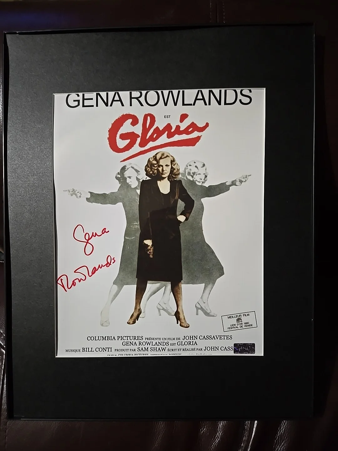 Gena Rowlands — Academy Award Winner GENA ROWLANDS signed autographed FRAMED photo COA Sexy