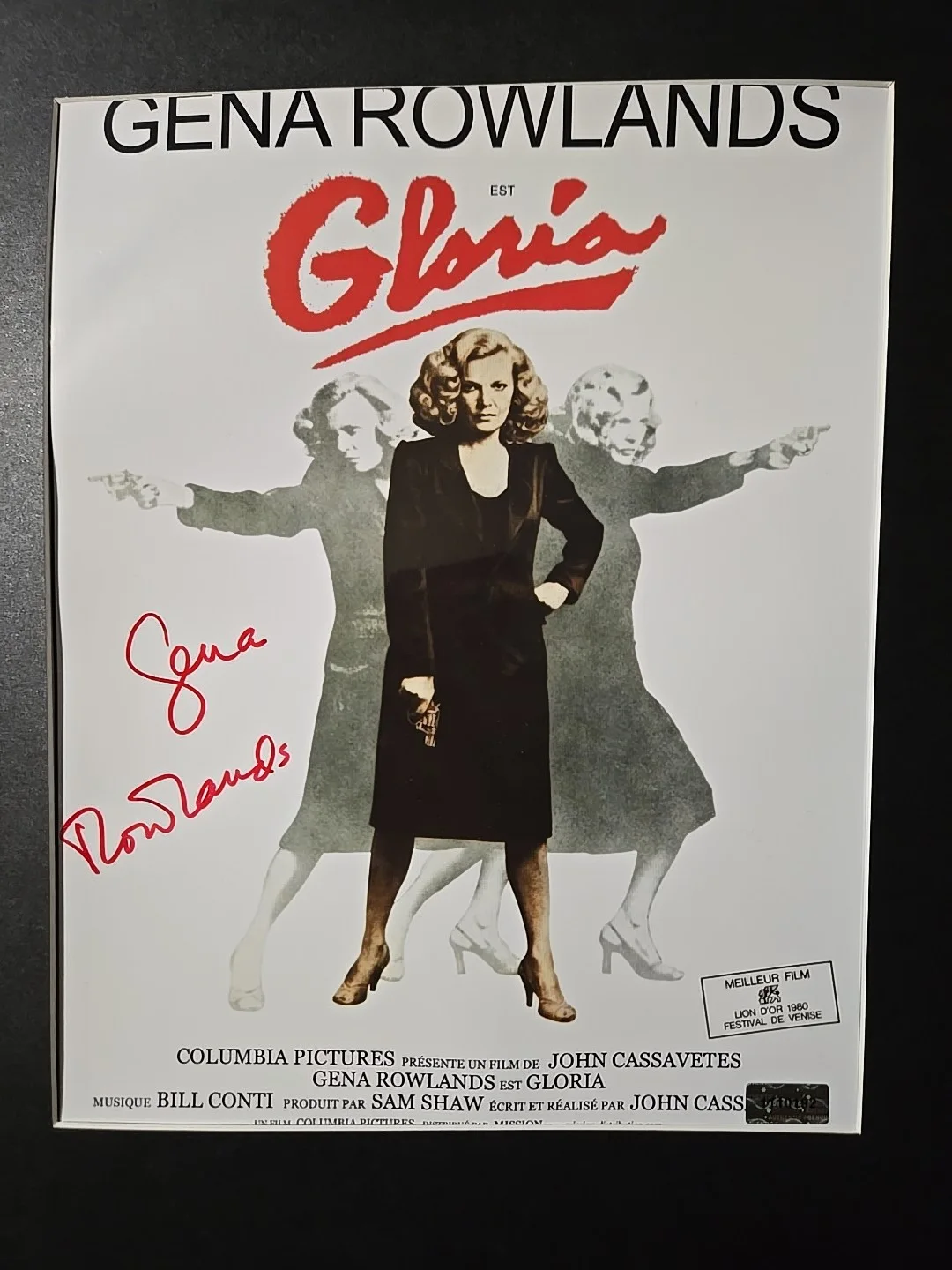 Gena Rowlands — Academy Award Winner GENA ROWLANDS signed autographed FRAMED photo COA Sexy, image 2