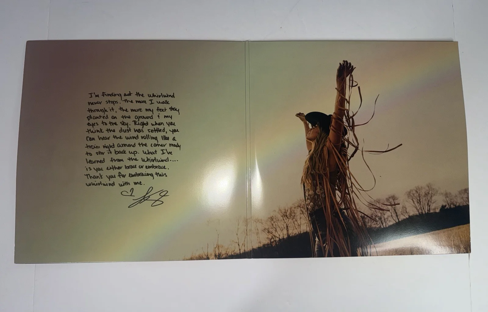Lainey Wilson autographed Whirlwind Deluxe signed country music 12” vinyl - PSA, image 4