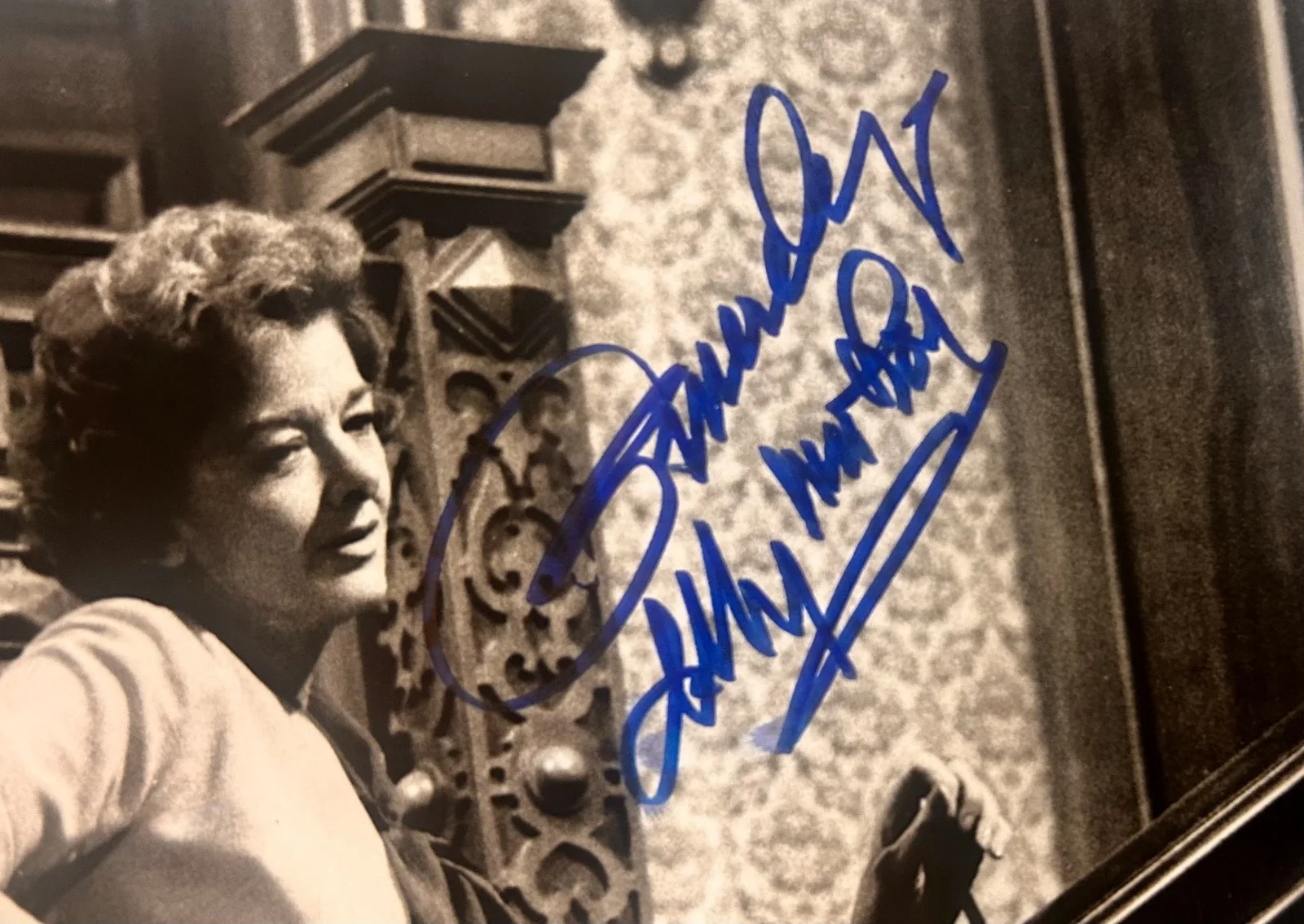 Myrna Loy — Myrna Loy Signed 8x10 Black & White Photo Auto Autographed JSA COA AX73161, изображение 3