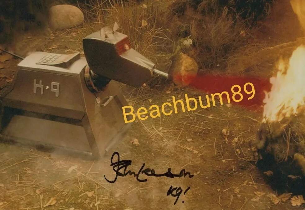 John Leeson — Classic TV'S "DR.WHO" - 'JOHN LEESON' as the Voice of 'K9' - Signed 8x10 W/COA, изображение 4